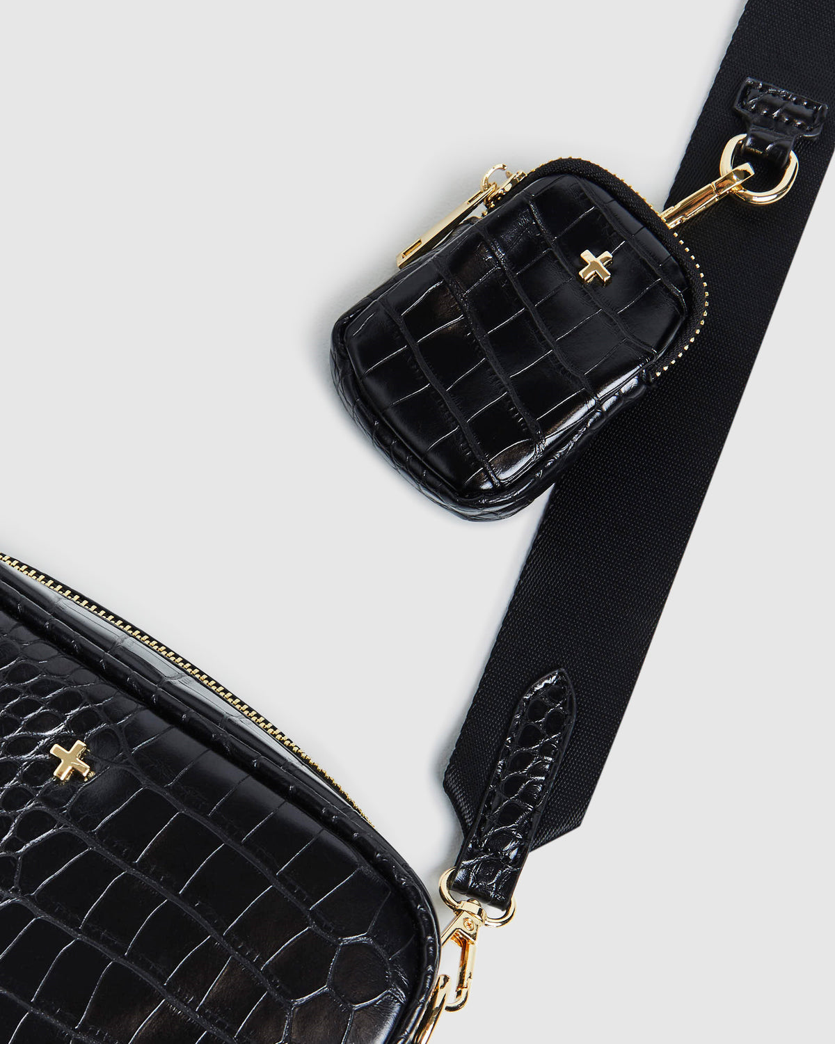 Justice Bag Black Croc BLACK
