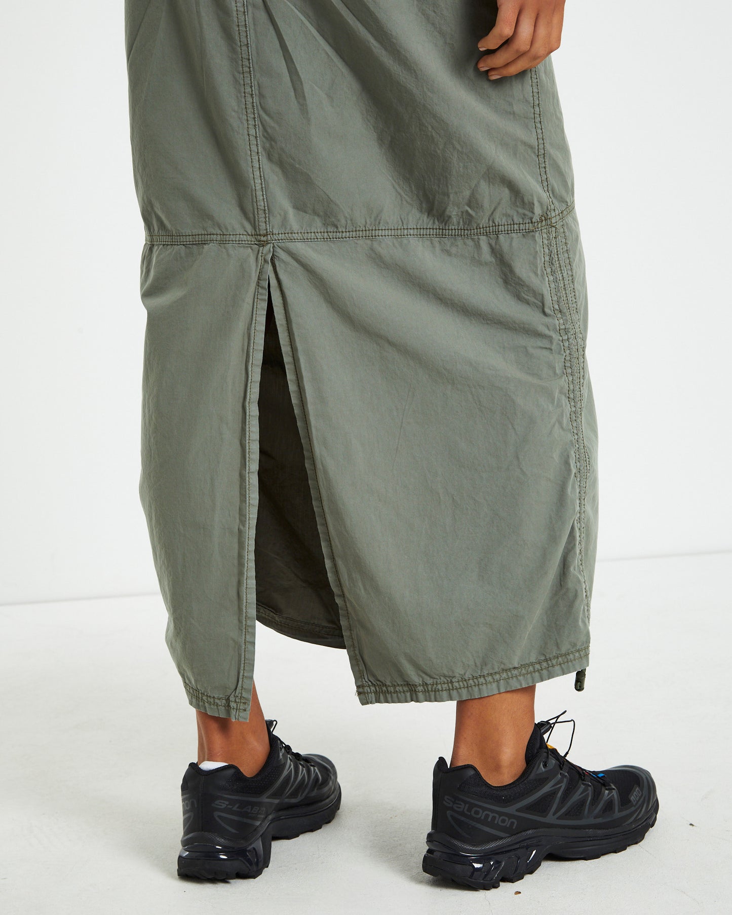 BDG Maxi Utility Skirt Grey
