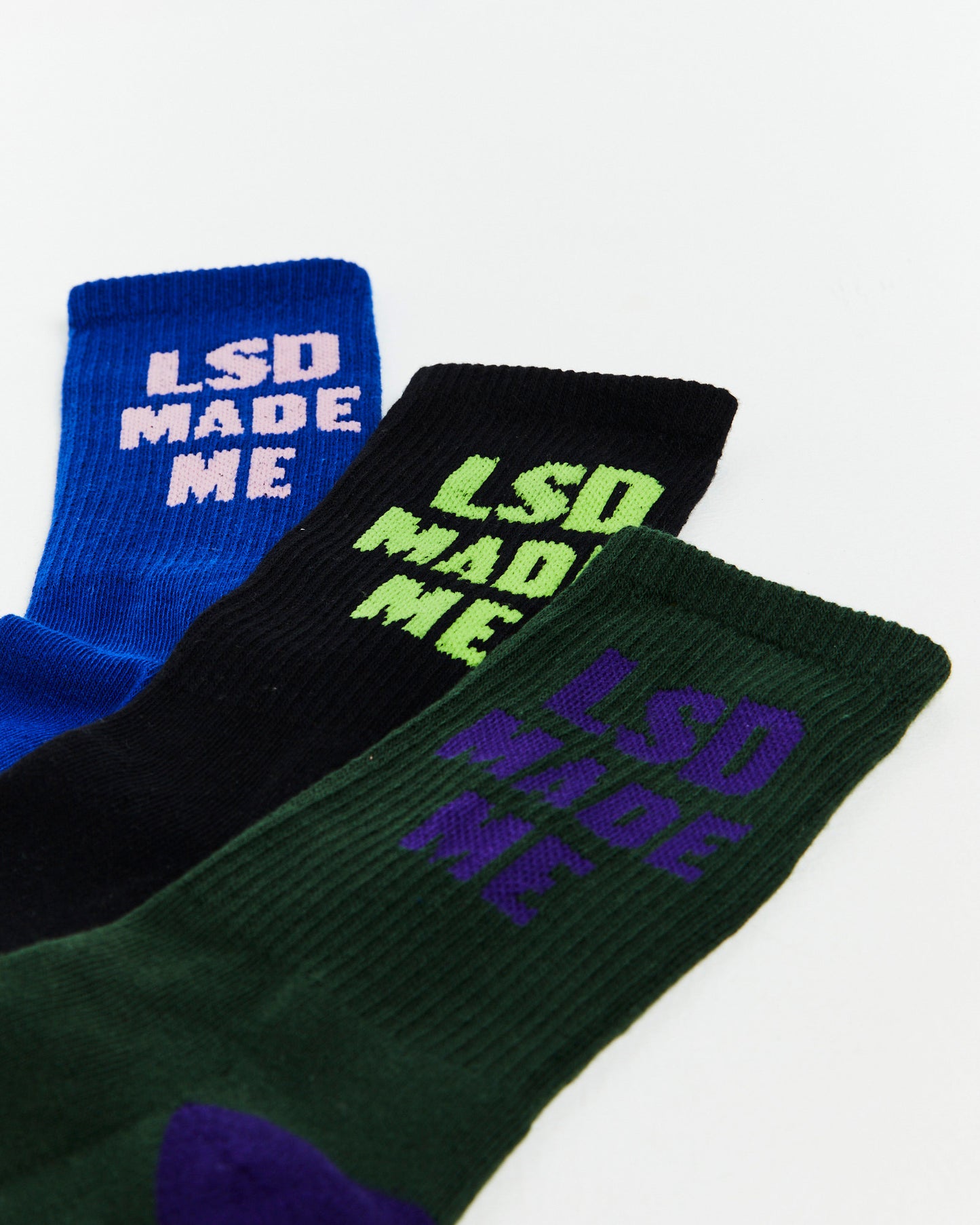 LSD Made Me Socks 3 Pack Assorted