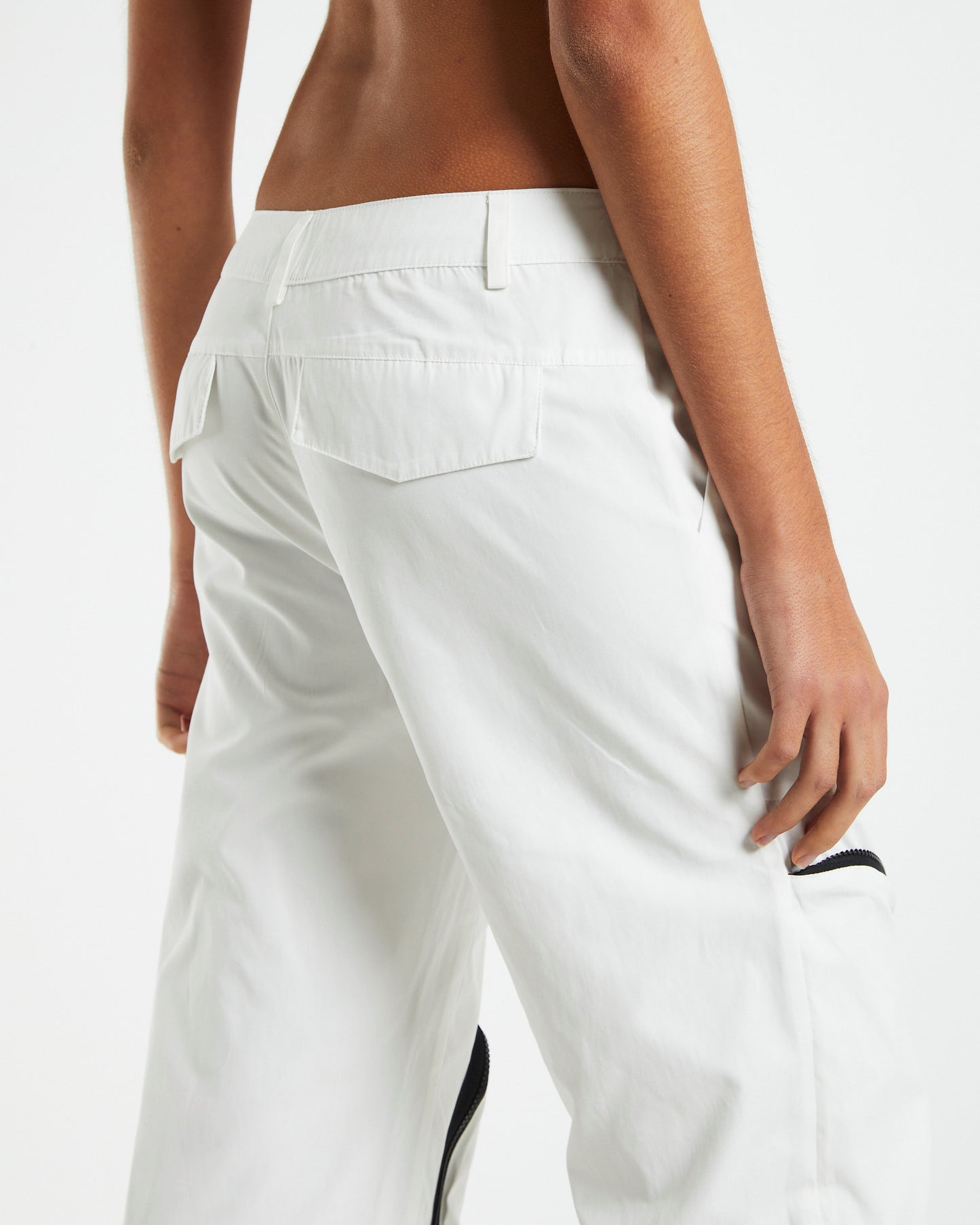 Skylar Patch Pocket Ski Pants White