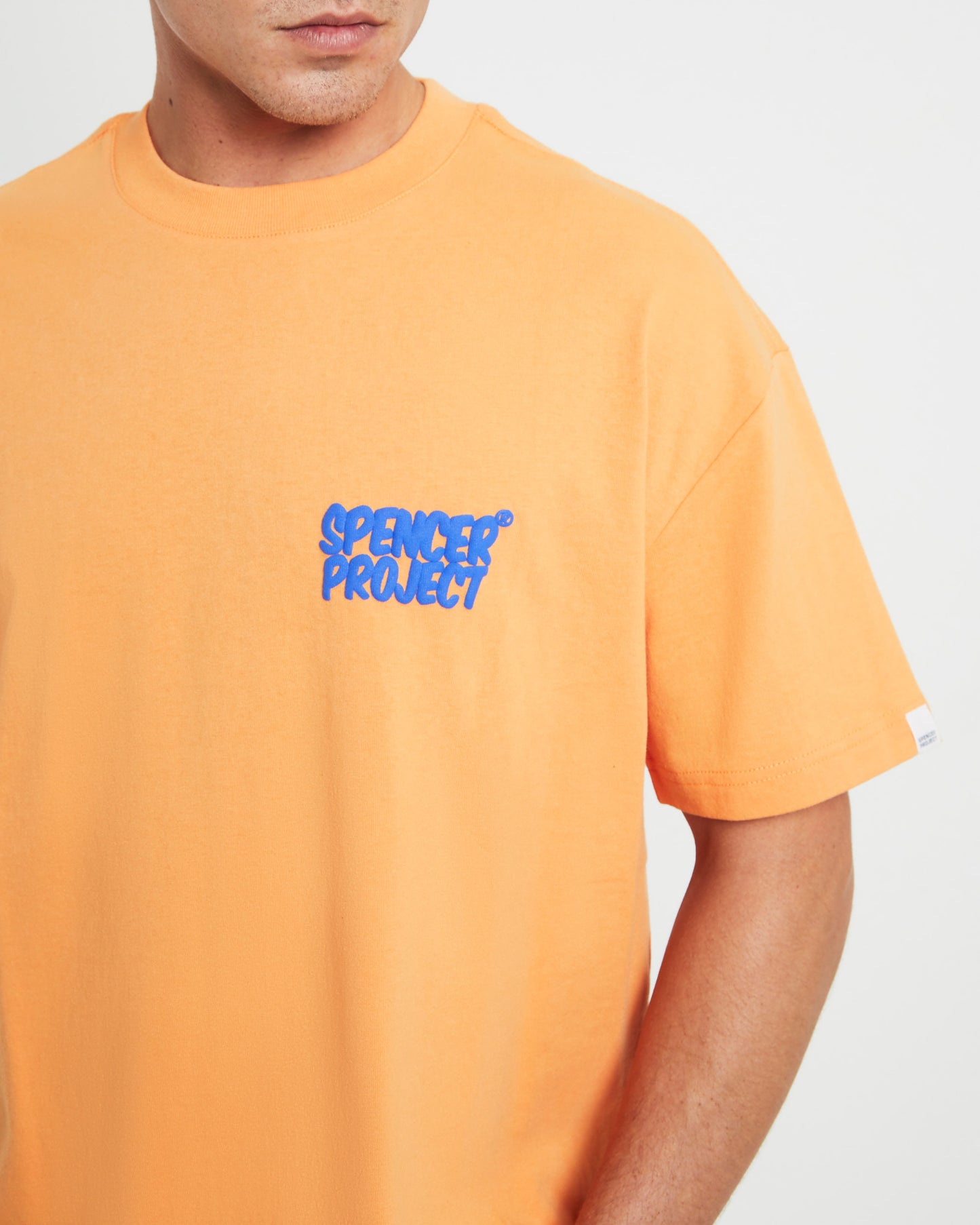 Puffy Short Sleeve T-Shirt in Orange