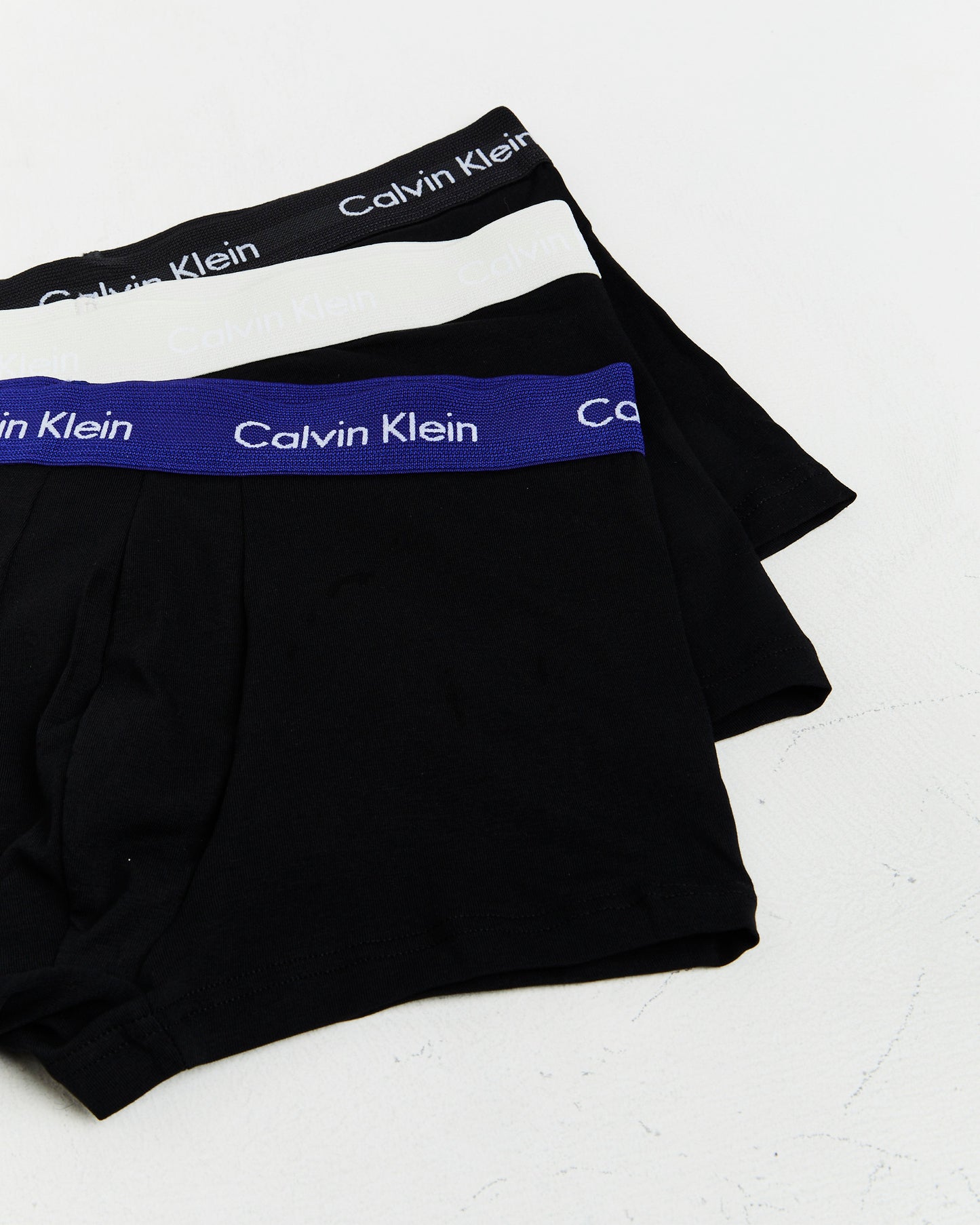 Low Rise Trunks 3 Pack in Mutli