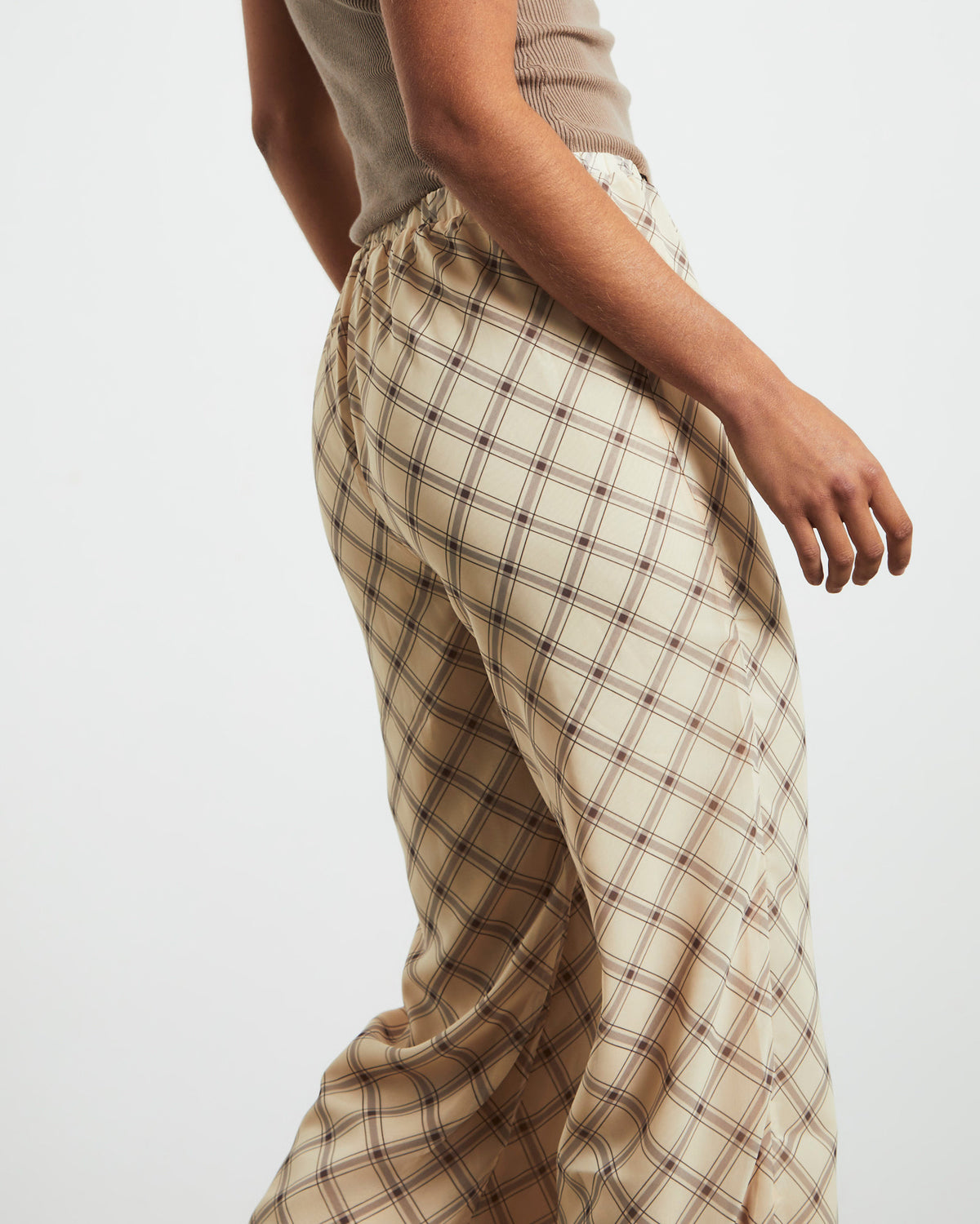 Candice Pants in Check Print ASSORTED