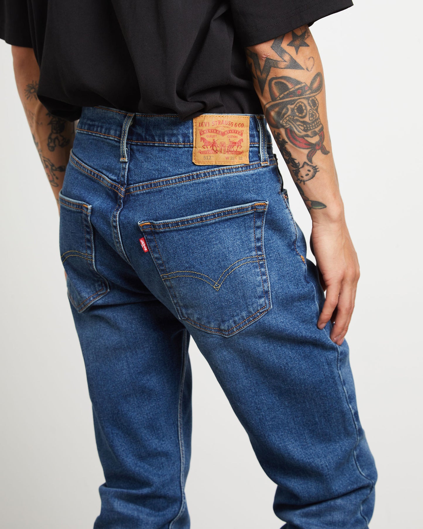 512 Slim Taper Denim Jeans Goldenrod