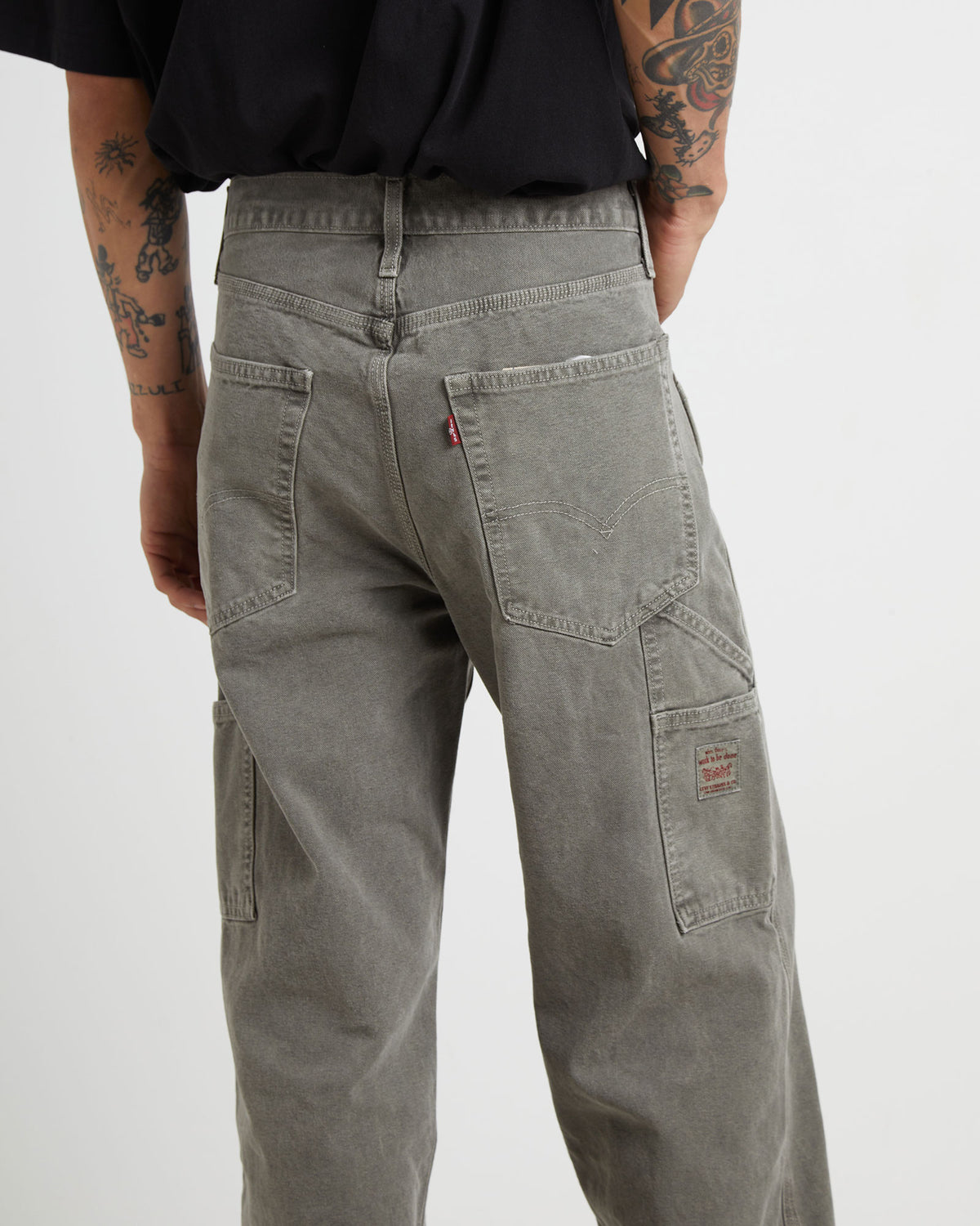 568 Stay Loose Denim Carpenter Pants in Oregano DENIM