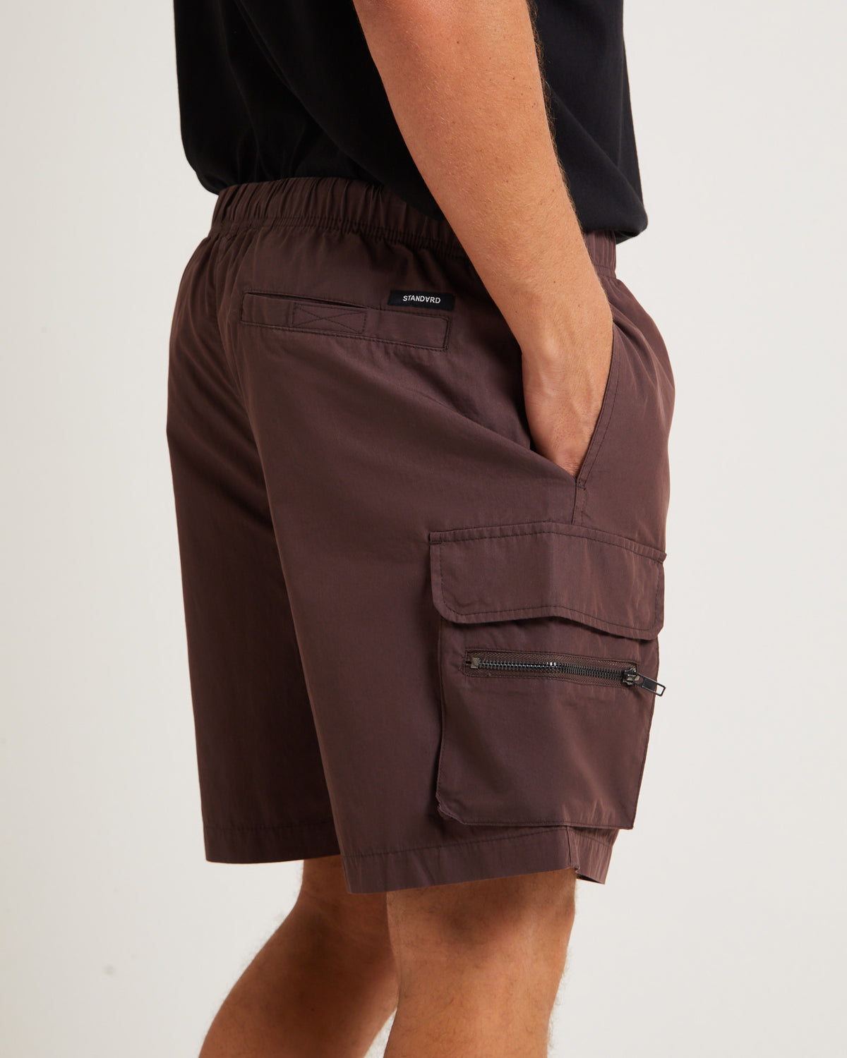 Utility Shorts in Umber Brown BROWN