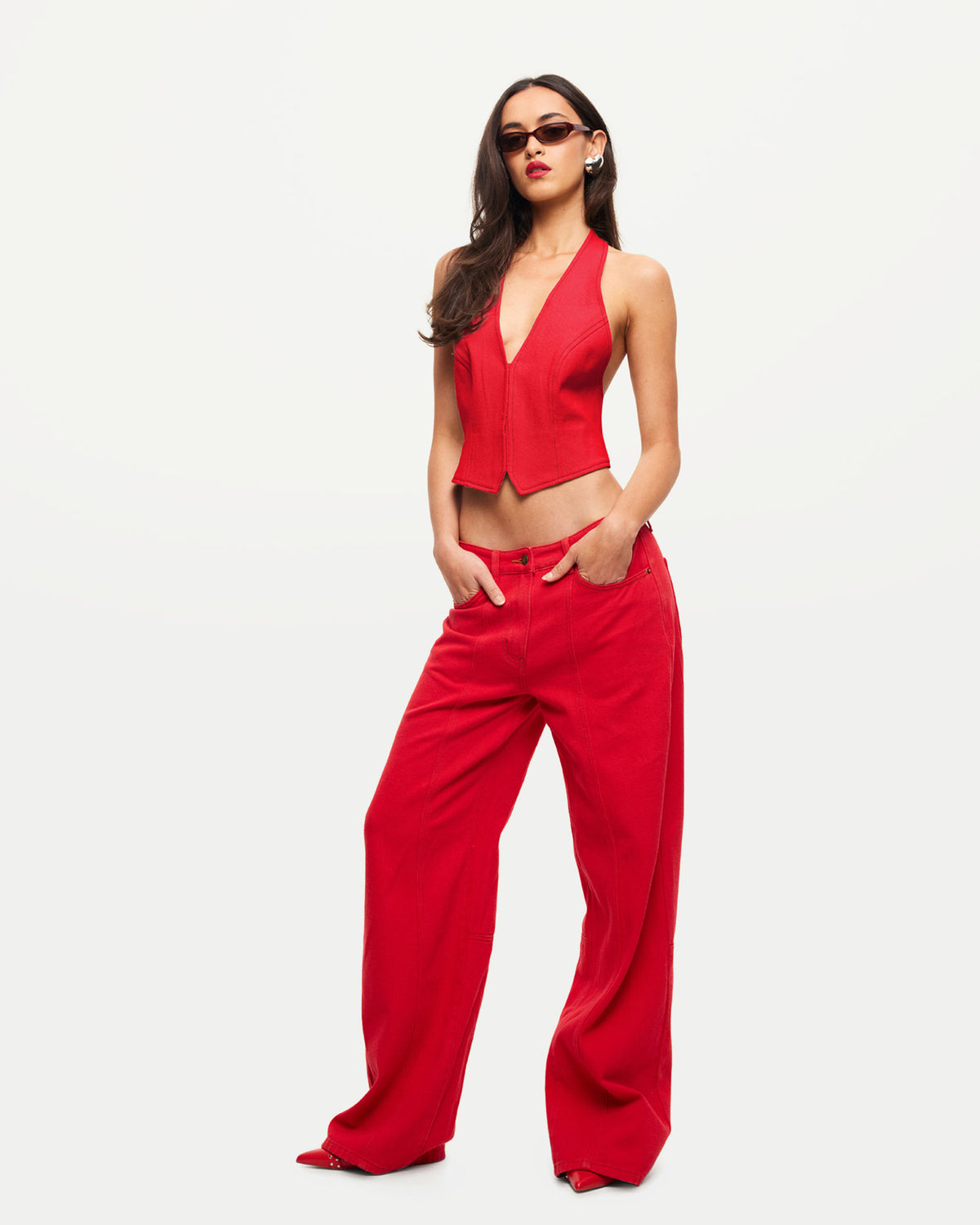 Dawson Jeans in Crimsom Red CRIMSOM