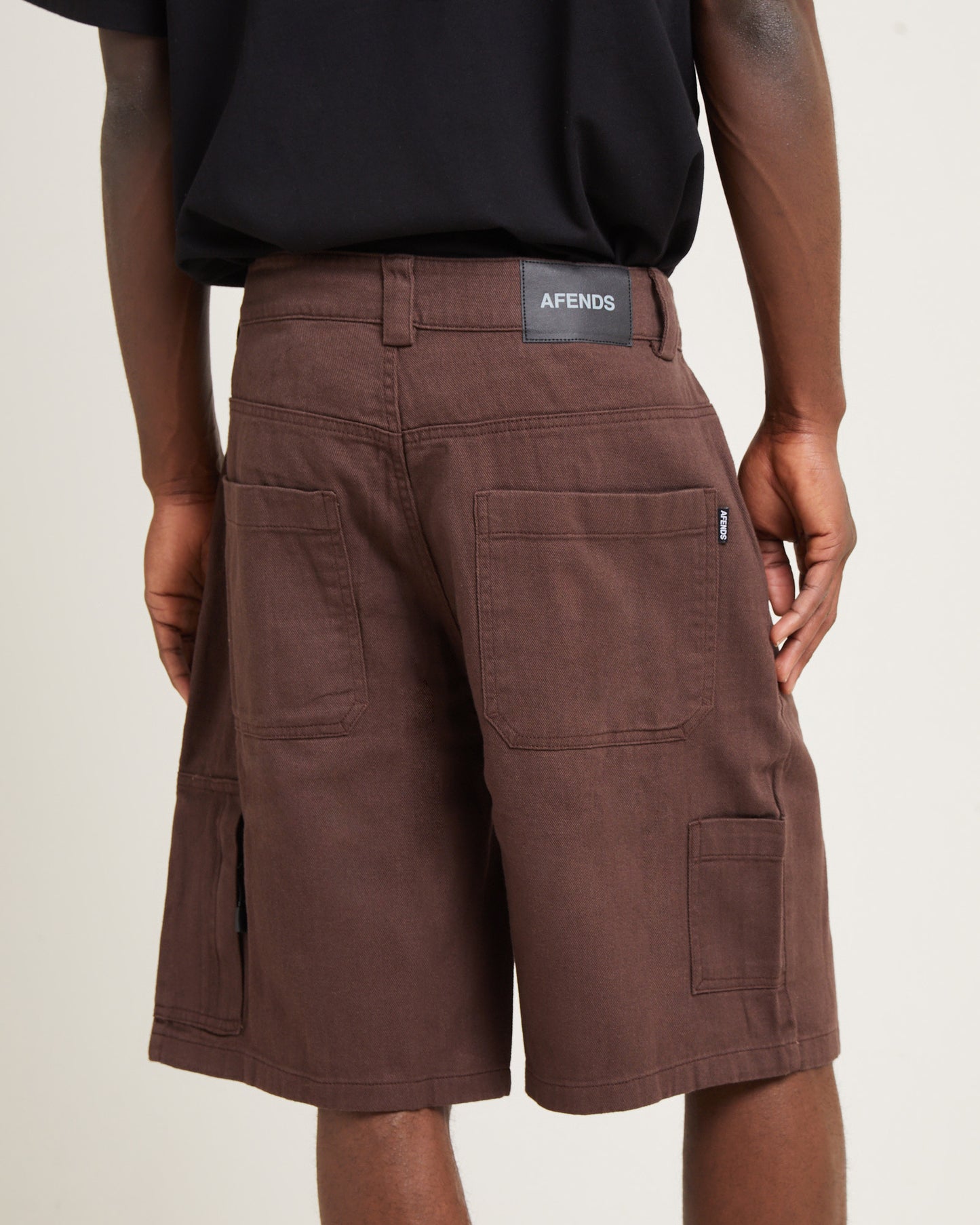 Harper Recycled Carpenter Shorts Coffee Brown