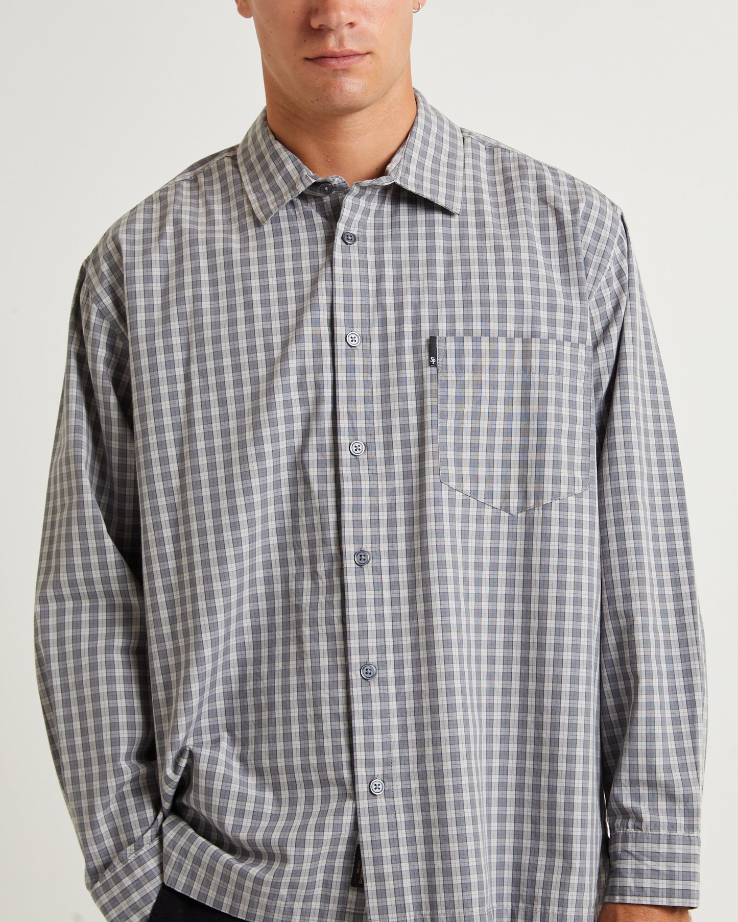 Skate Long Sleeve Shirt Grey