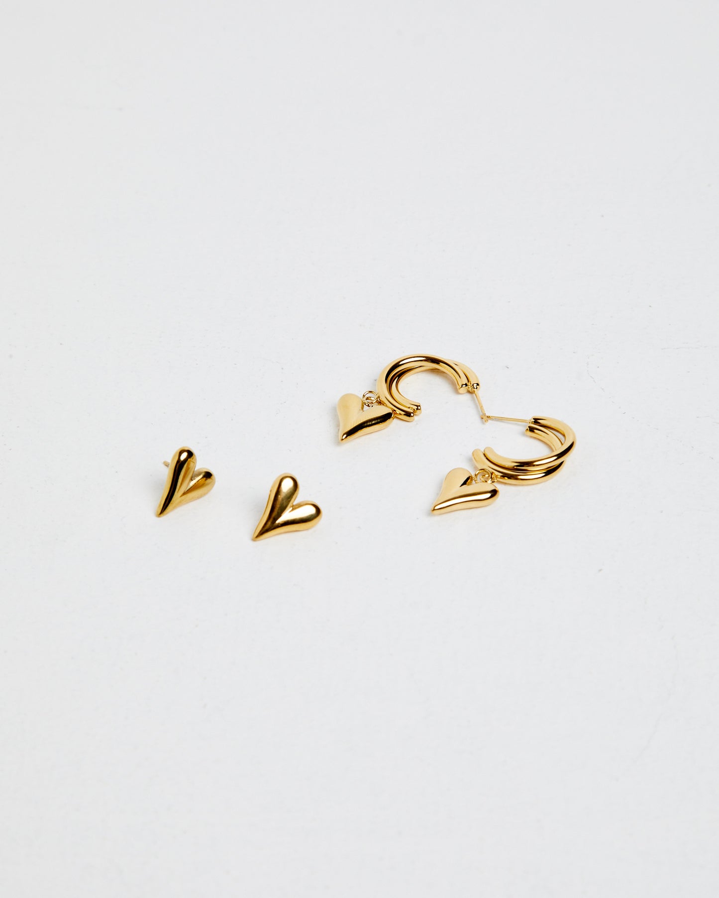 Heartthrob Earring 2 Pack Gold