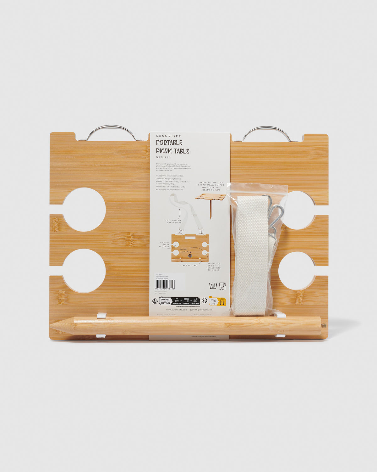 Portable Picnic Table NATURAL