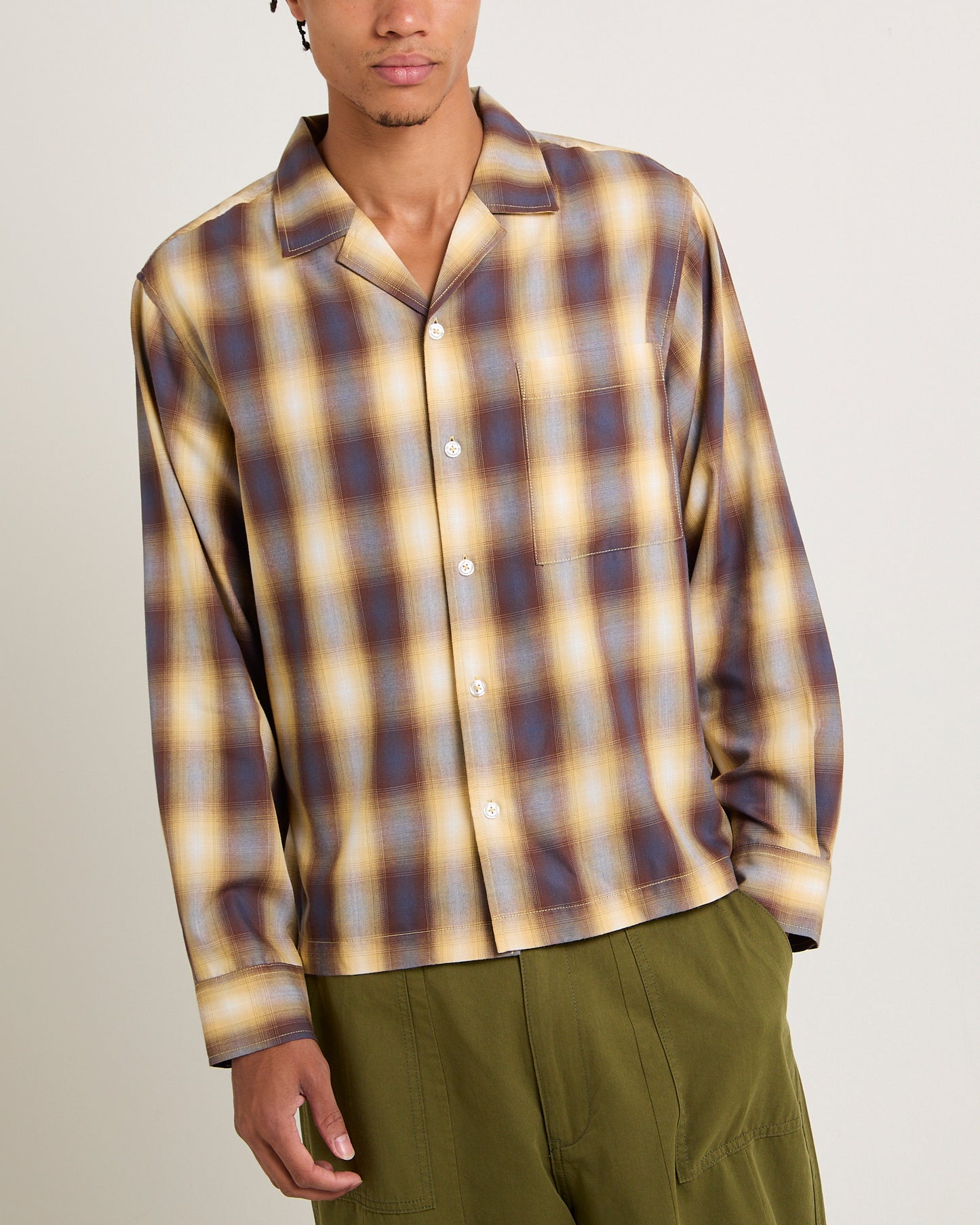 Dazed Long Sleeve Check Shirt