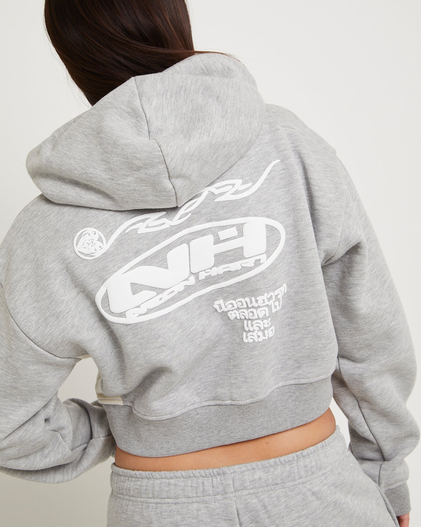 Koi Zip Through Graphic Hoodie