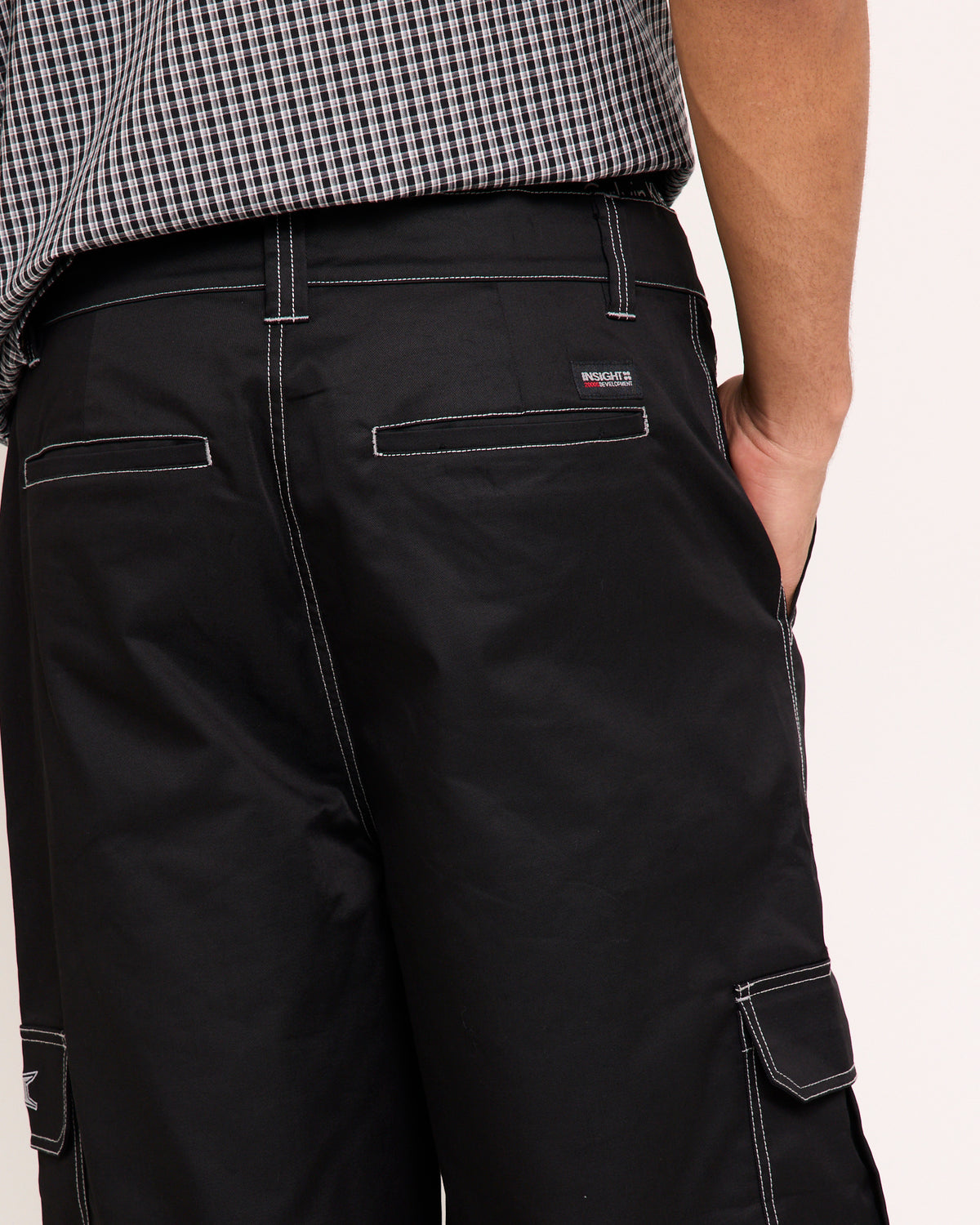 Union Super Loose Cargo Pants BLACK