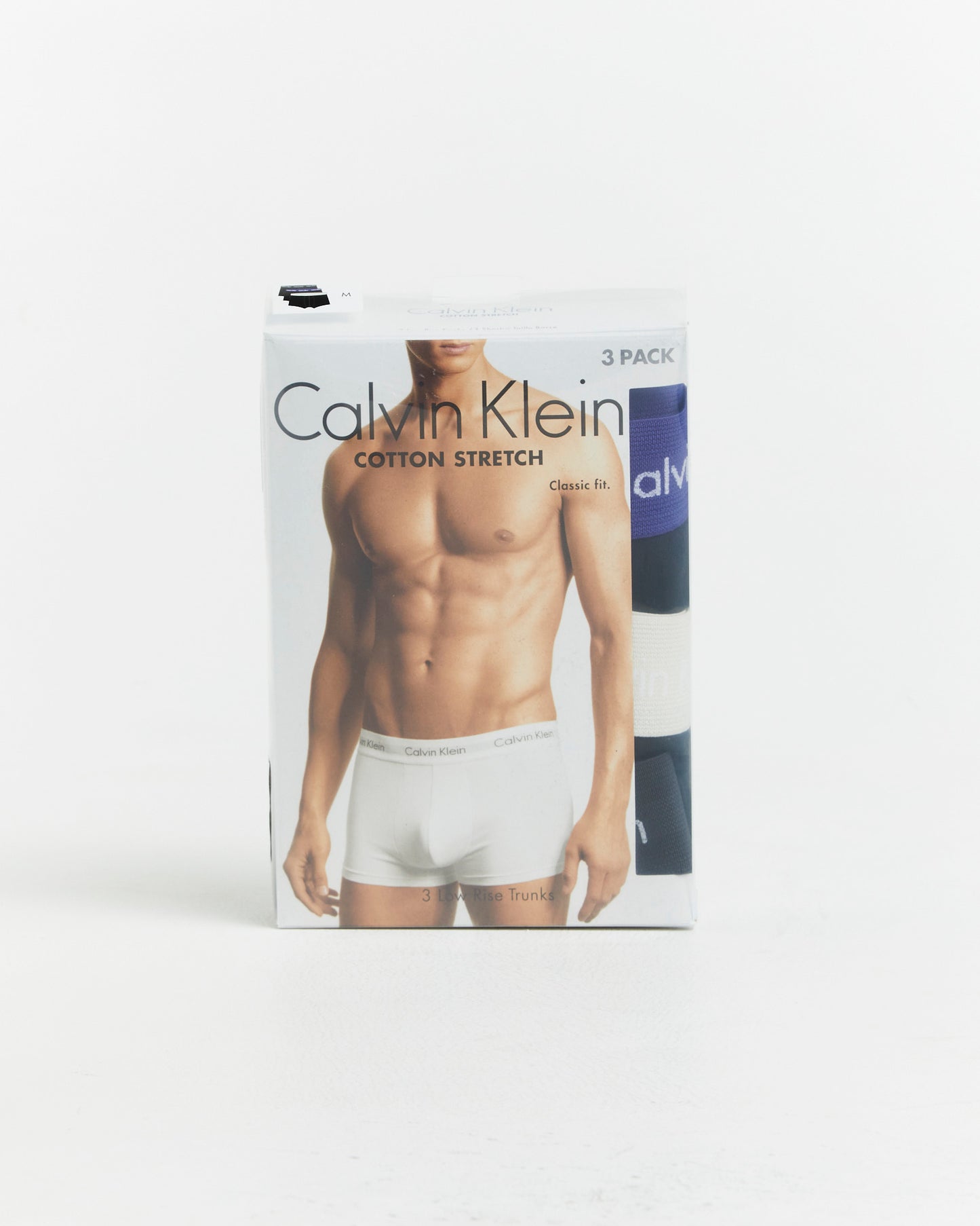 Low Rise Trunks 3 Pack in Mutli