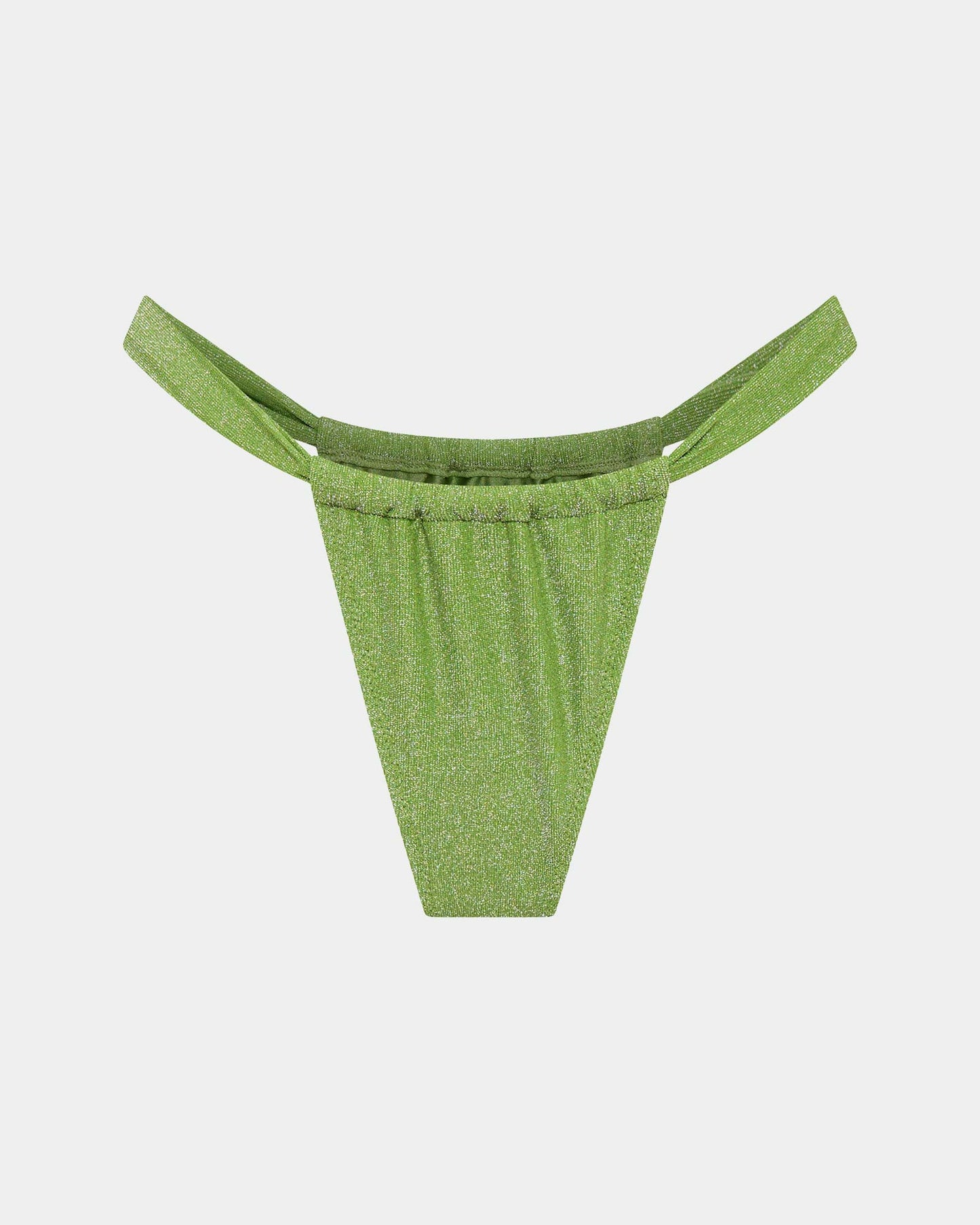 Lurex Gather Bikini Bottom