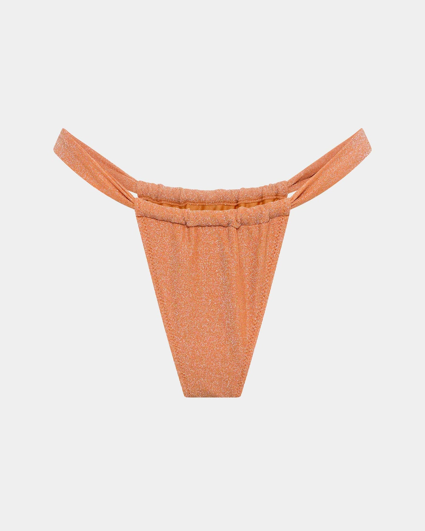 Lurex Gather Bikini Bottom