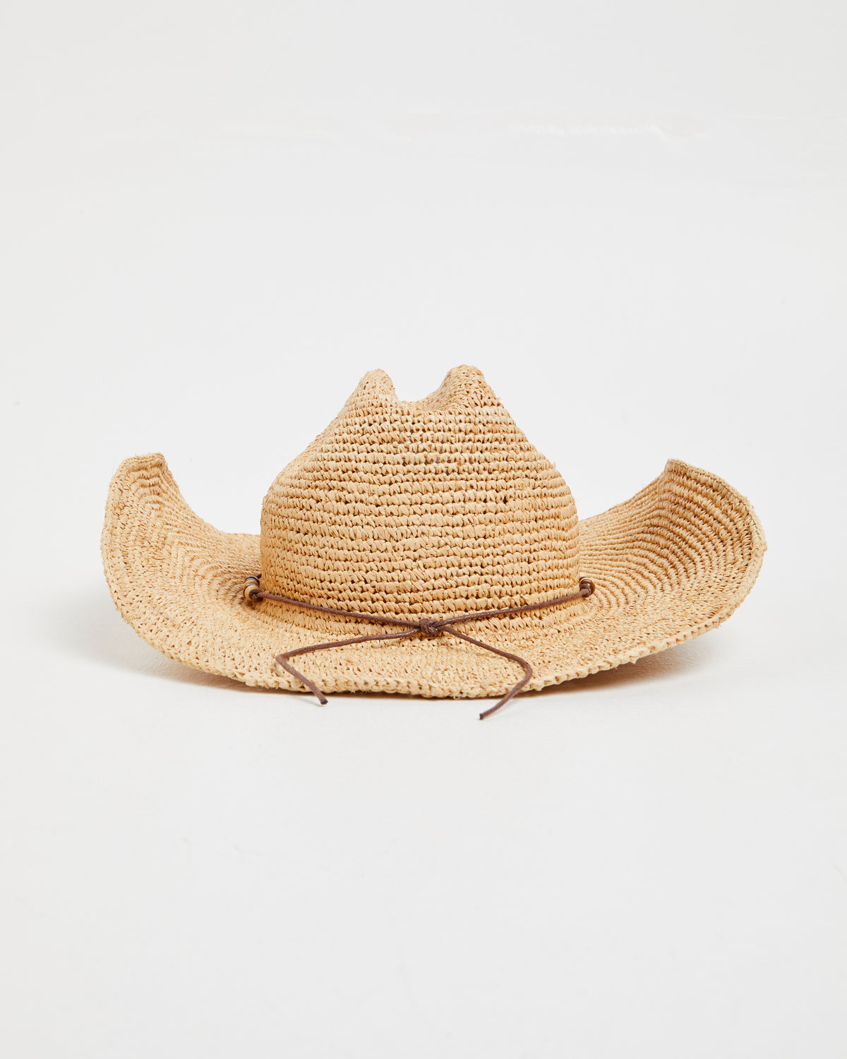 Beach Side Rafia Cowboy Hat NATURAL