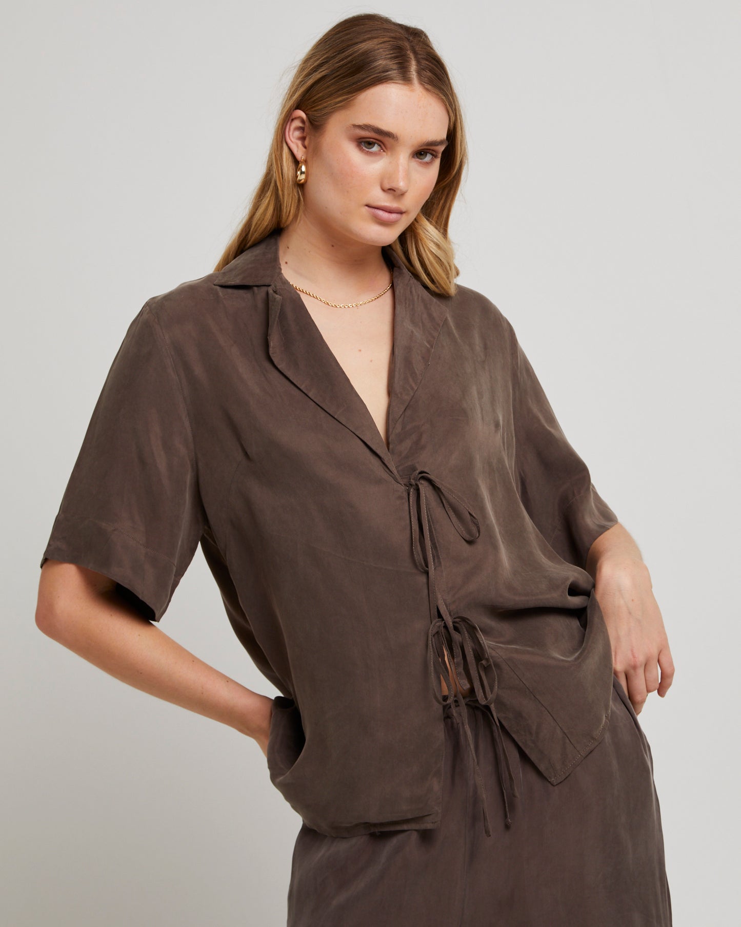 Tie Up Blouse