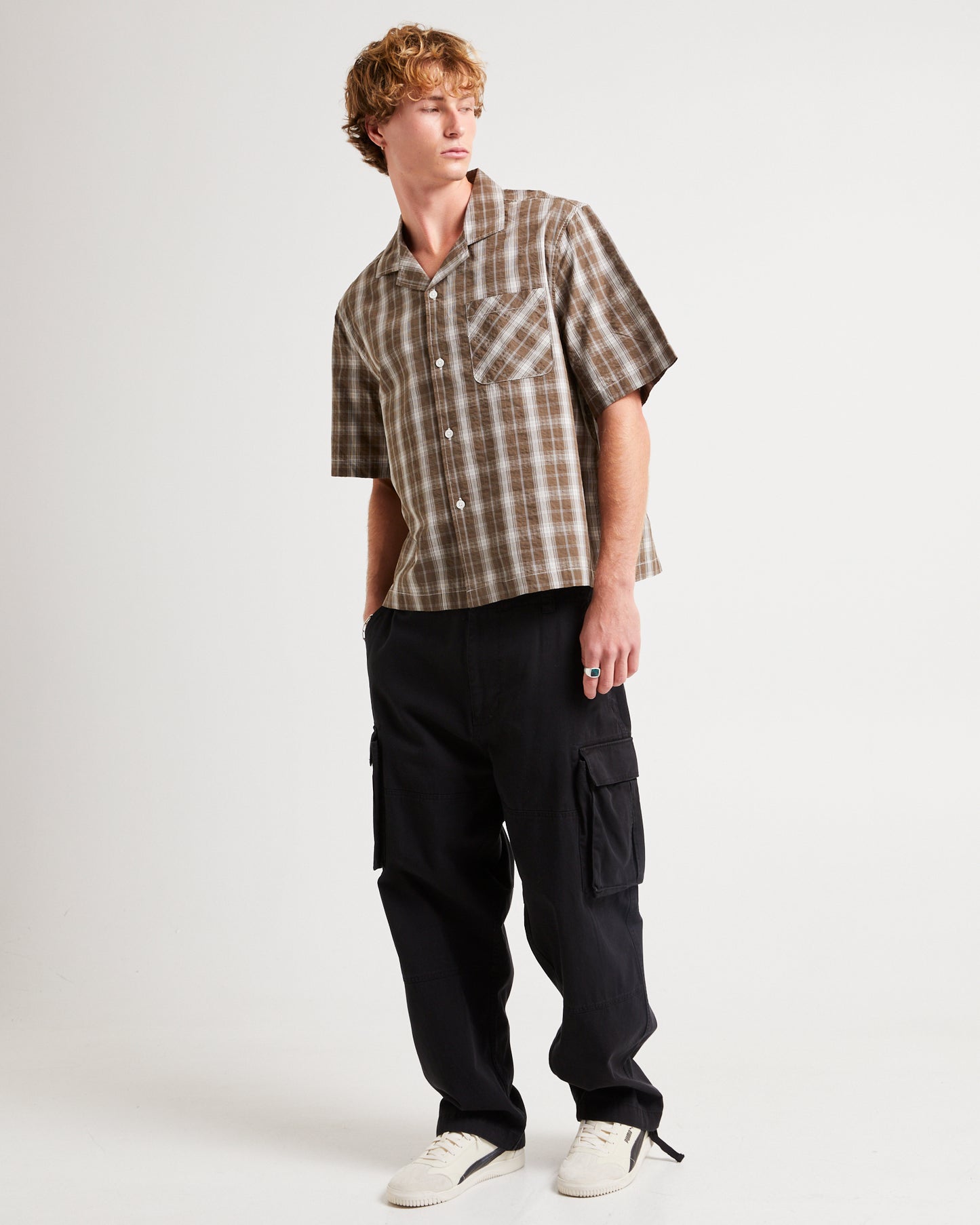 Homage Cropped Resort Shirt