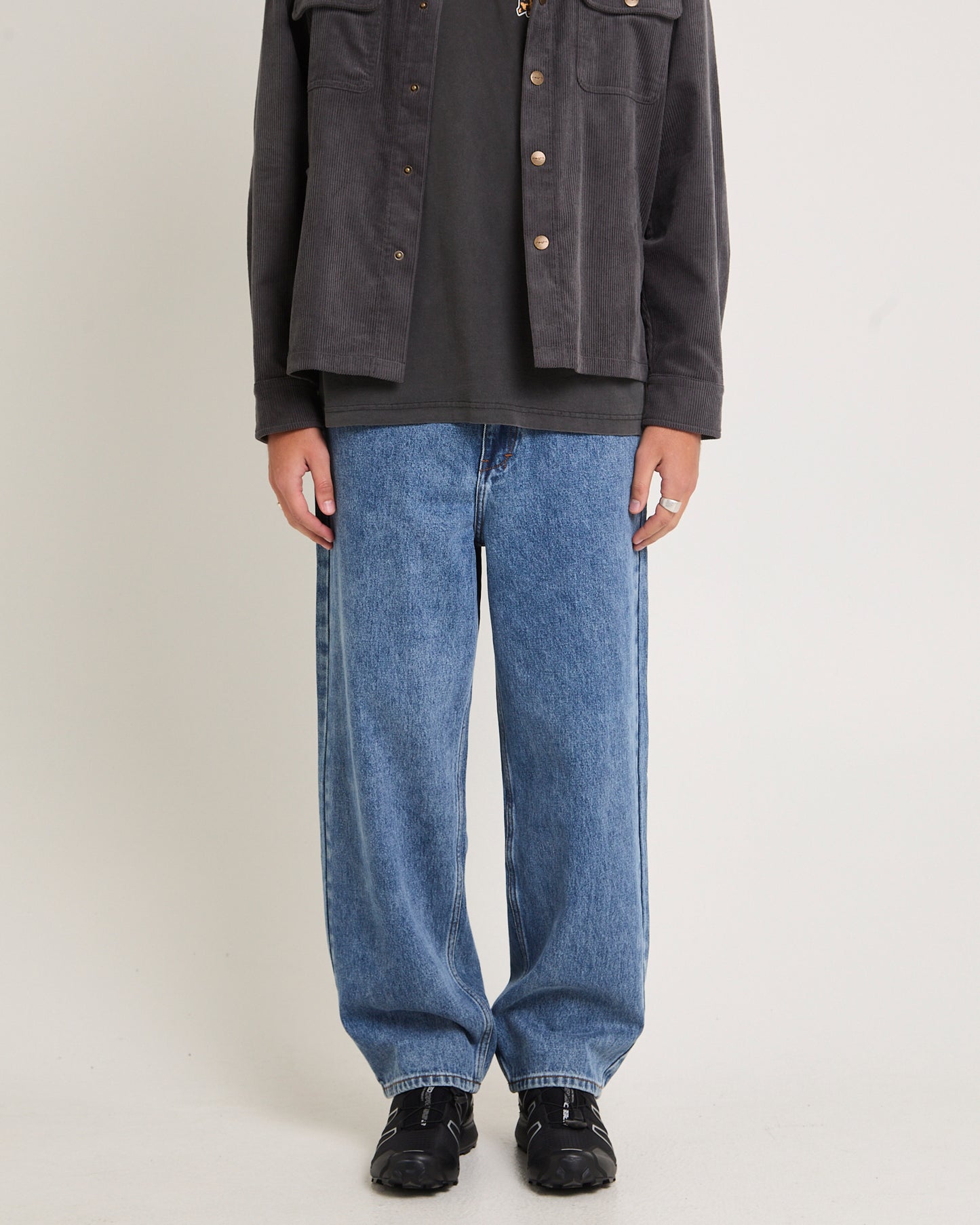 Knocker Wide Leg Denim Jeans