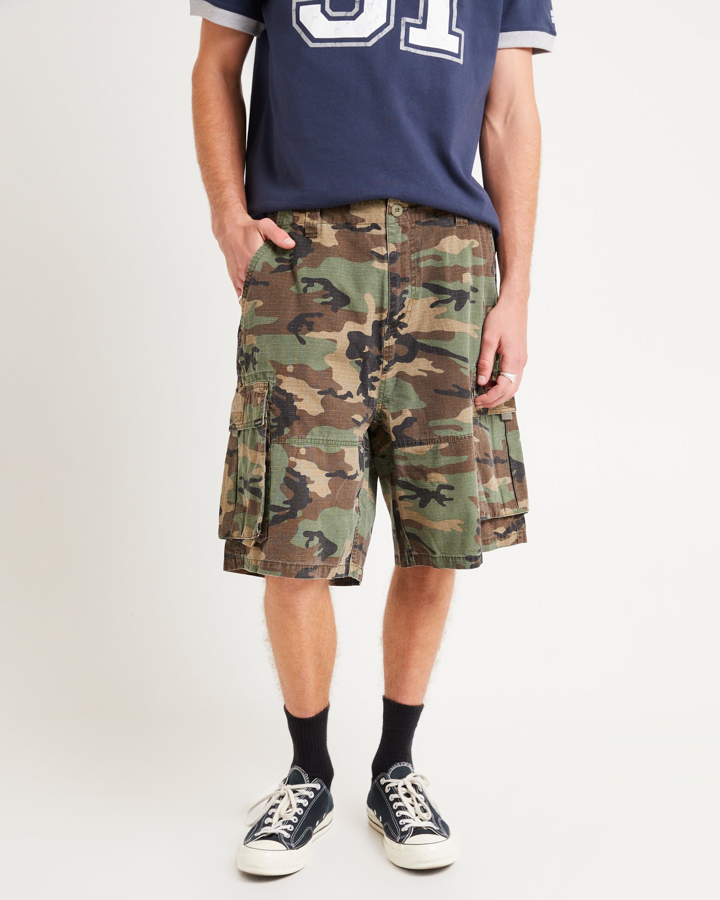 Deverell Camo Cargo Shorts