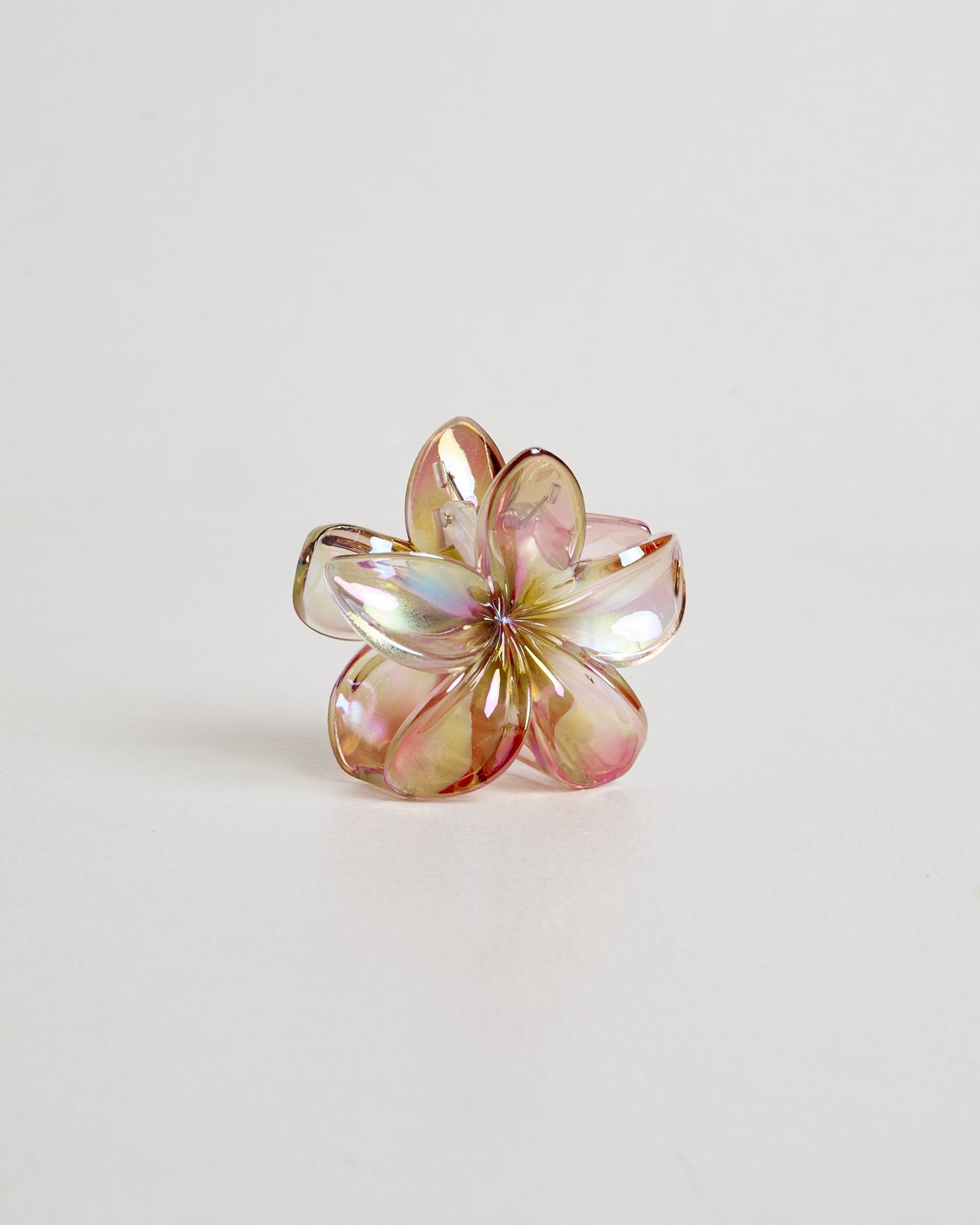 Metallic Flower Clip