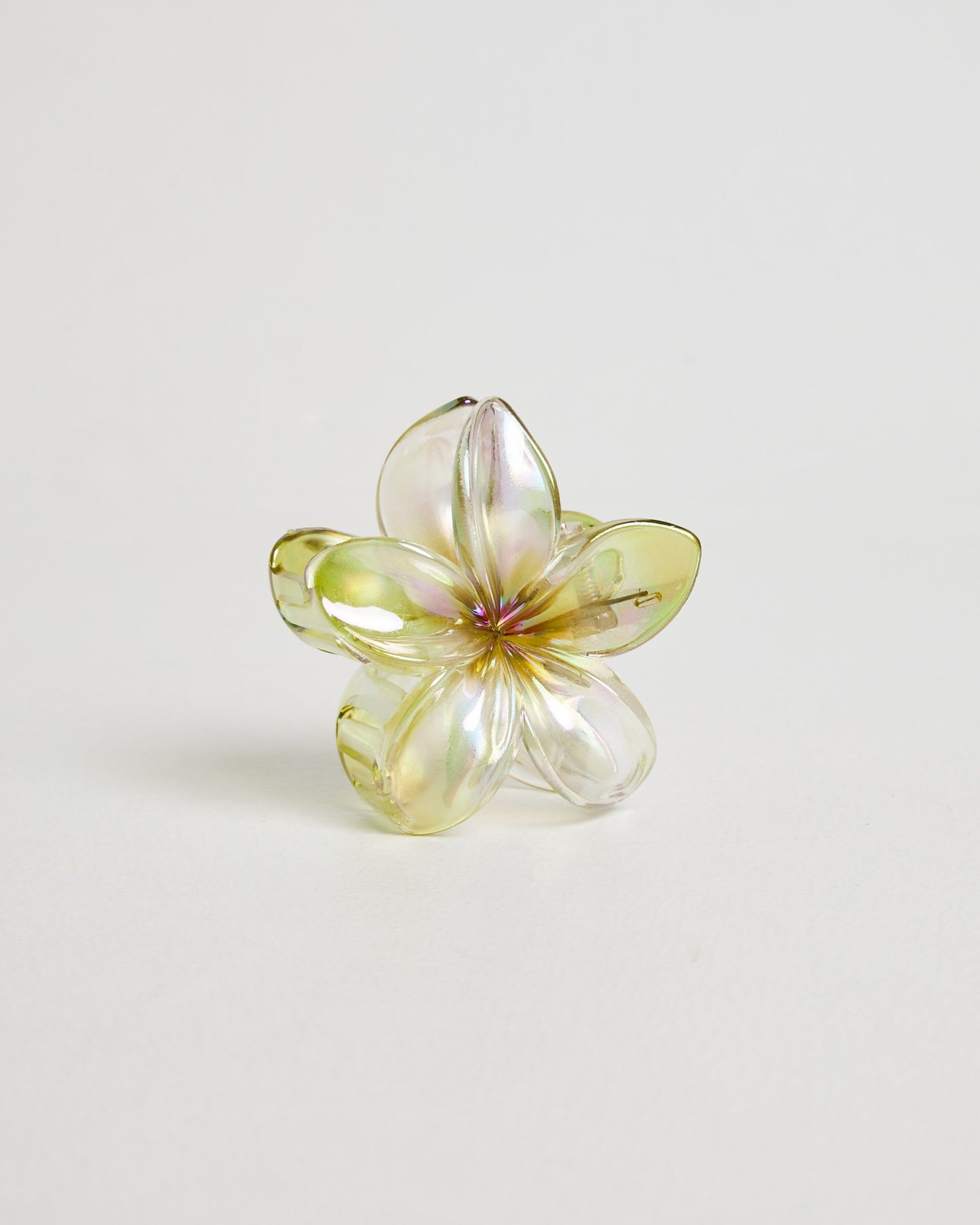 Metallic Flower Clip