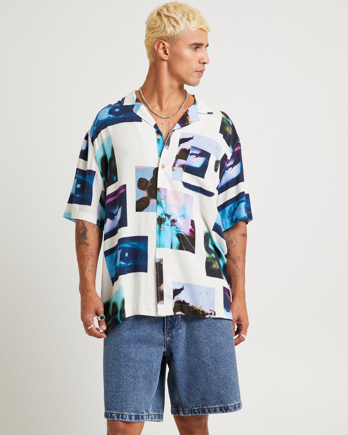 Realise Short Sleeves Resort Shirt WHITE