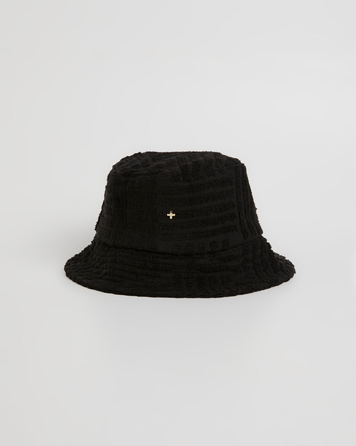 Soleil Bucket Hat Black BLACK TOWELLING /GOLD