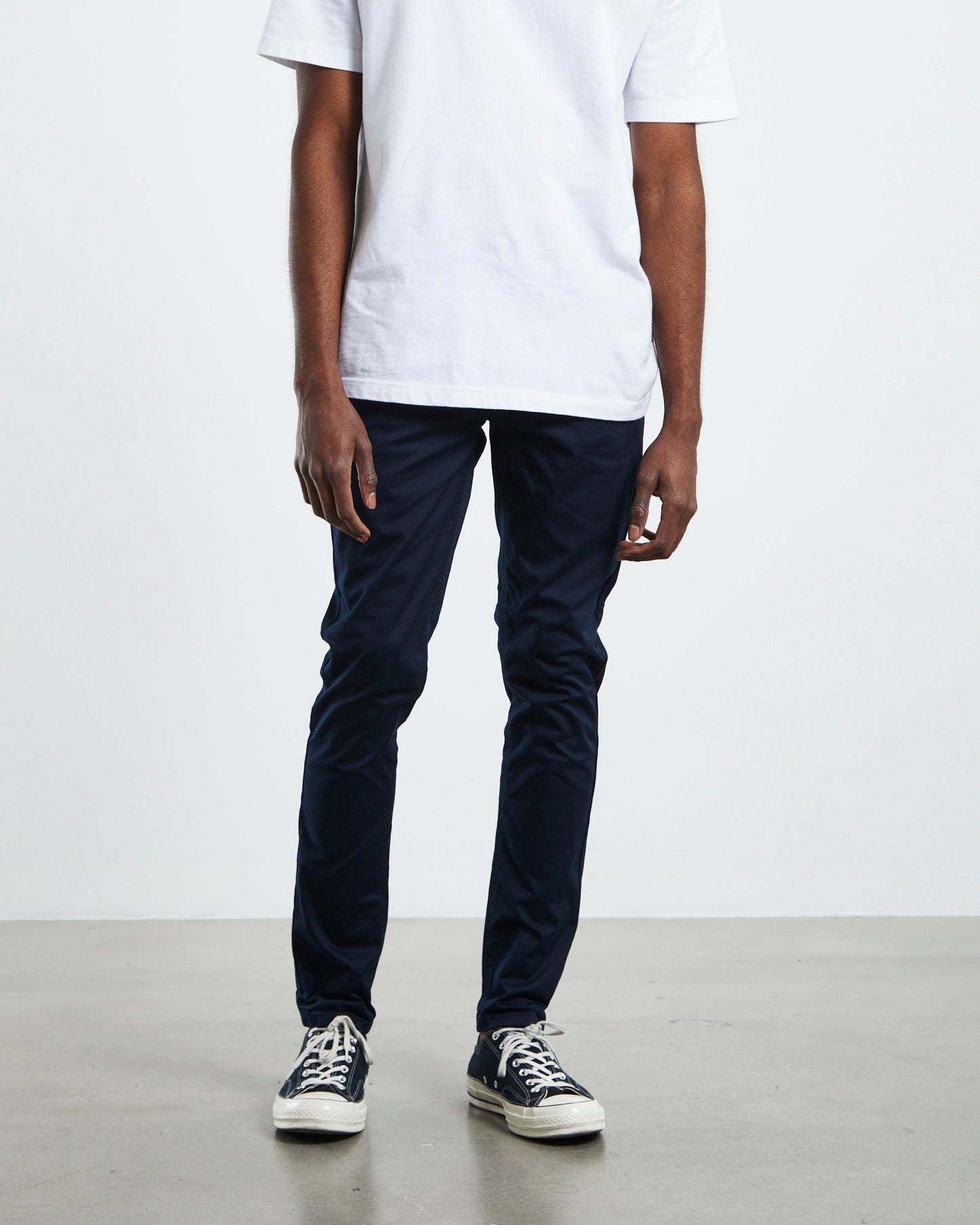 Hoxton Skinny Chino Pants Navy