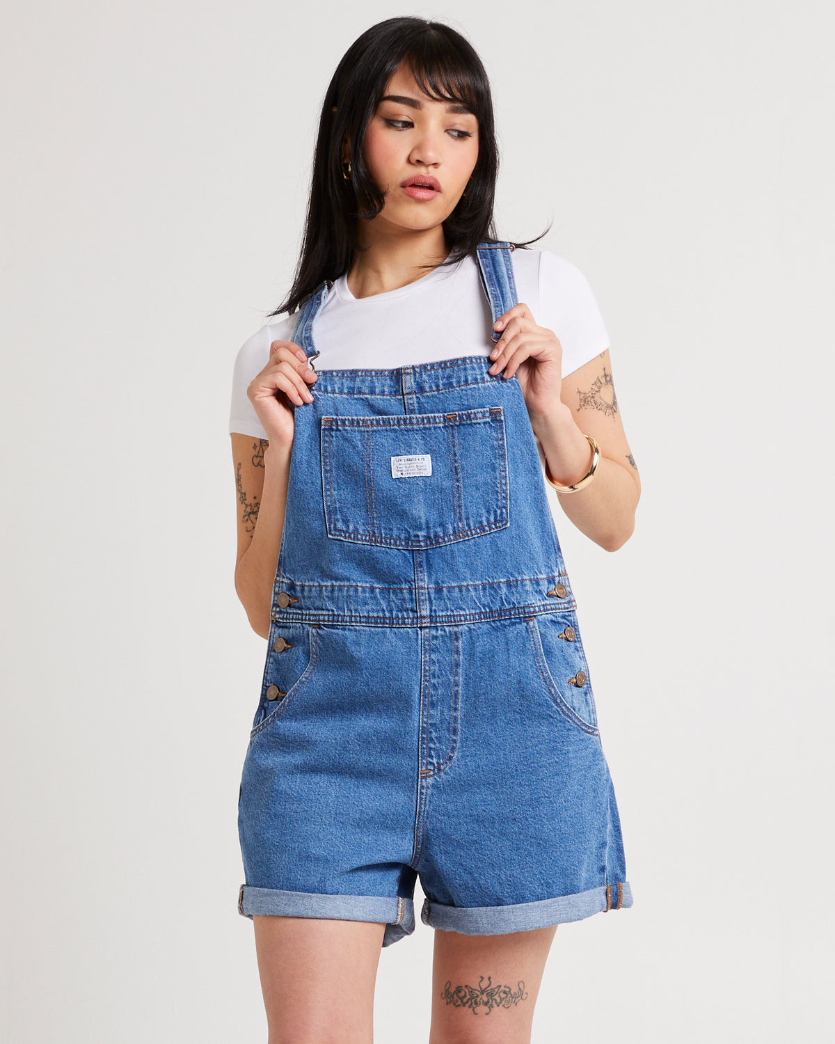 Vintage Denim Shortall FOOLISH LOVE