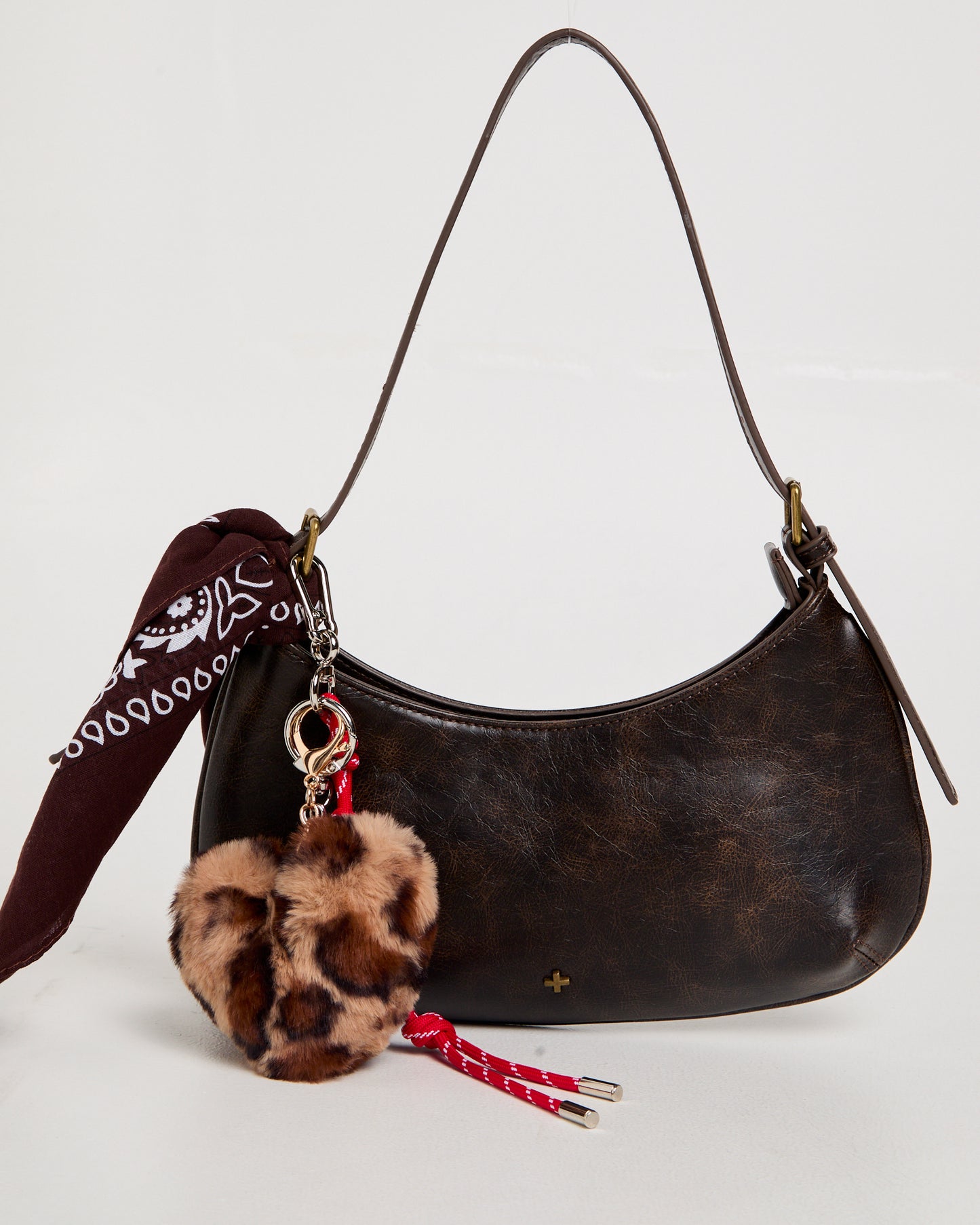 Leopard Heart Keyring