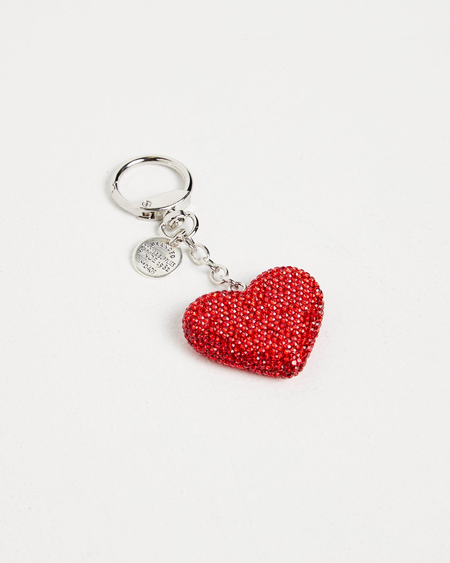 Jewelled Heart Keyring