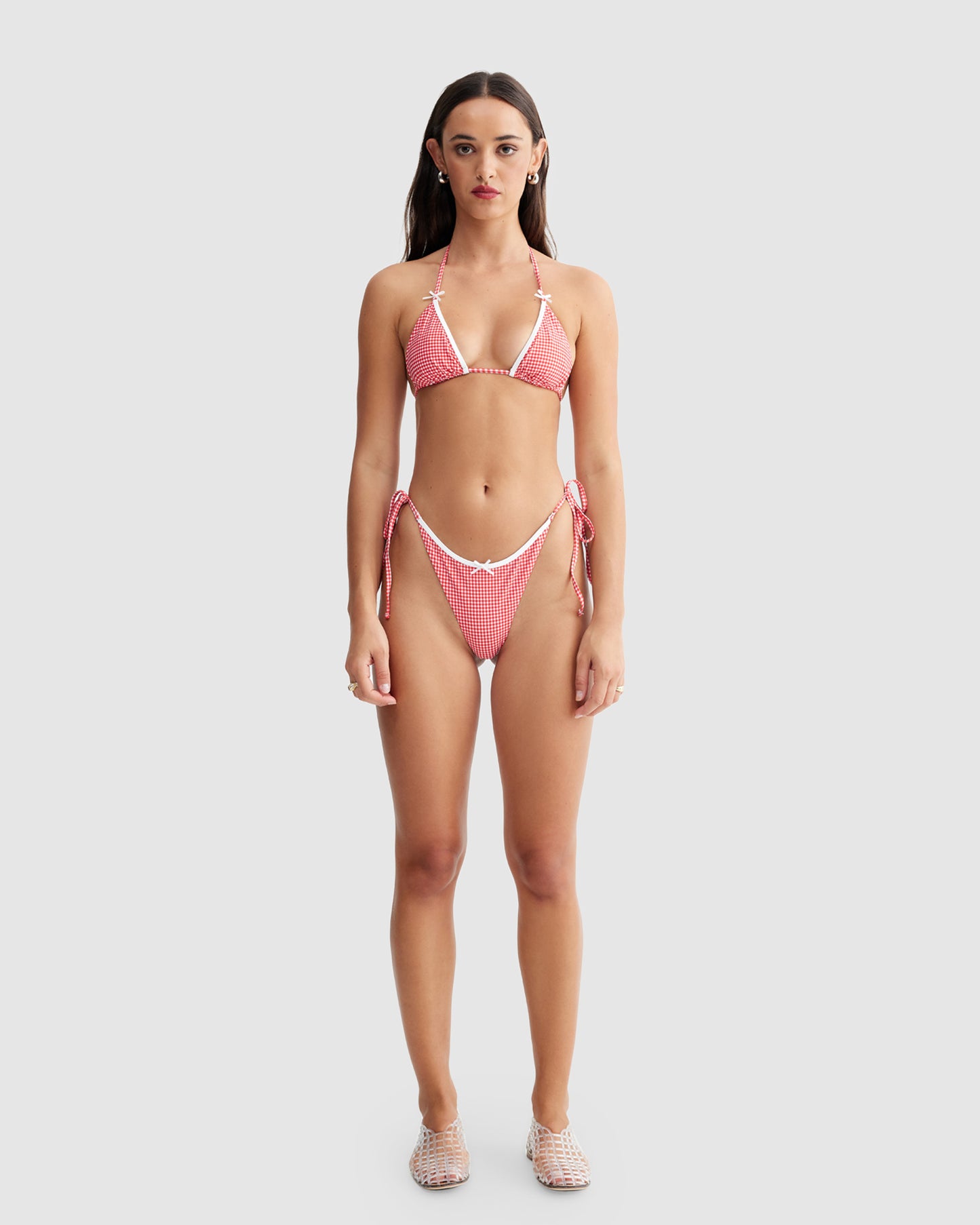 Gingham Gisel Bikini Top