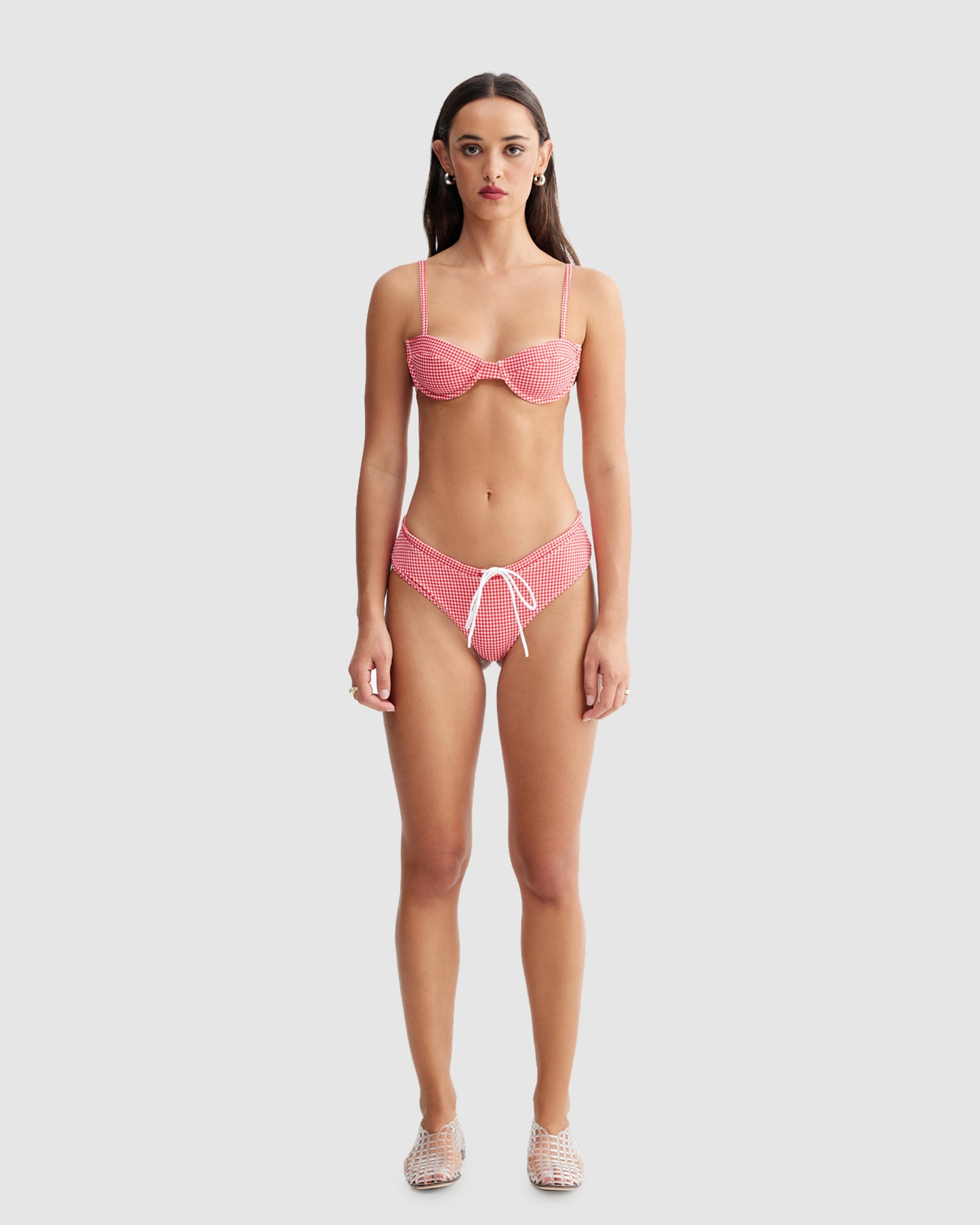 Gingham Gisel Bikini Bottom