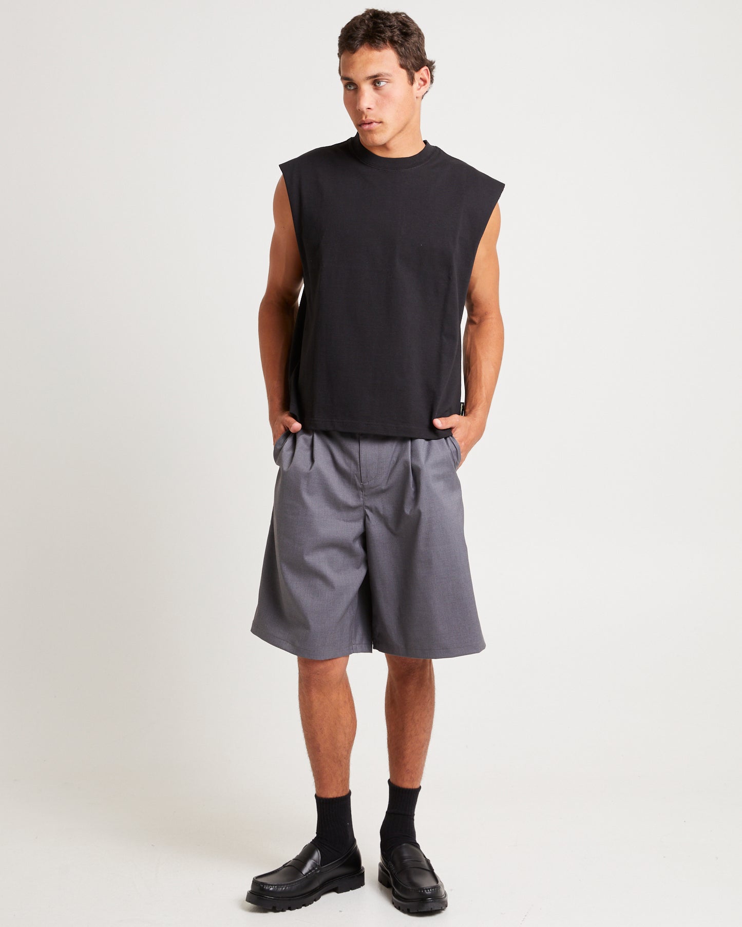 Blade Pleated Shorts