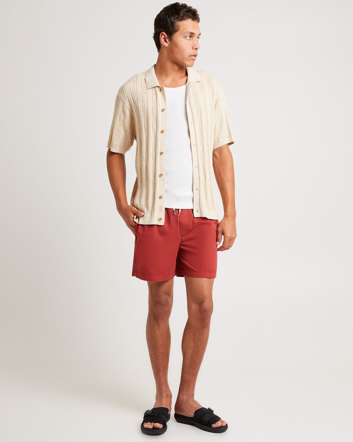 16" Newport Volley Boardshorts BURNT OCHRE