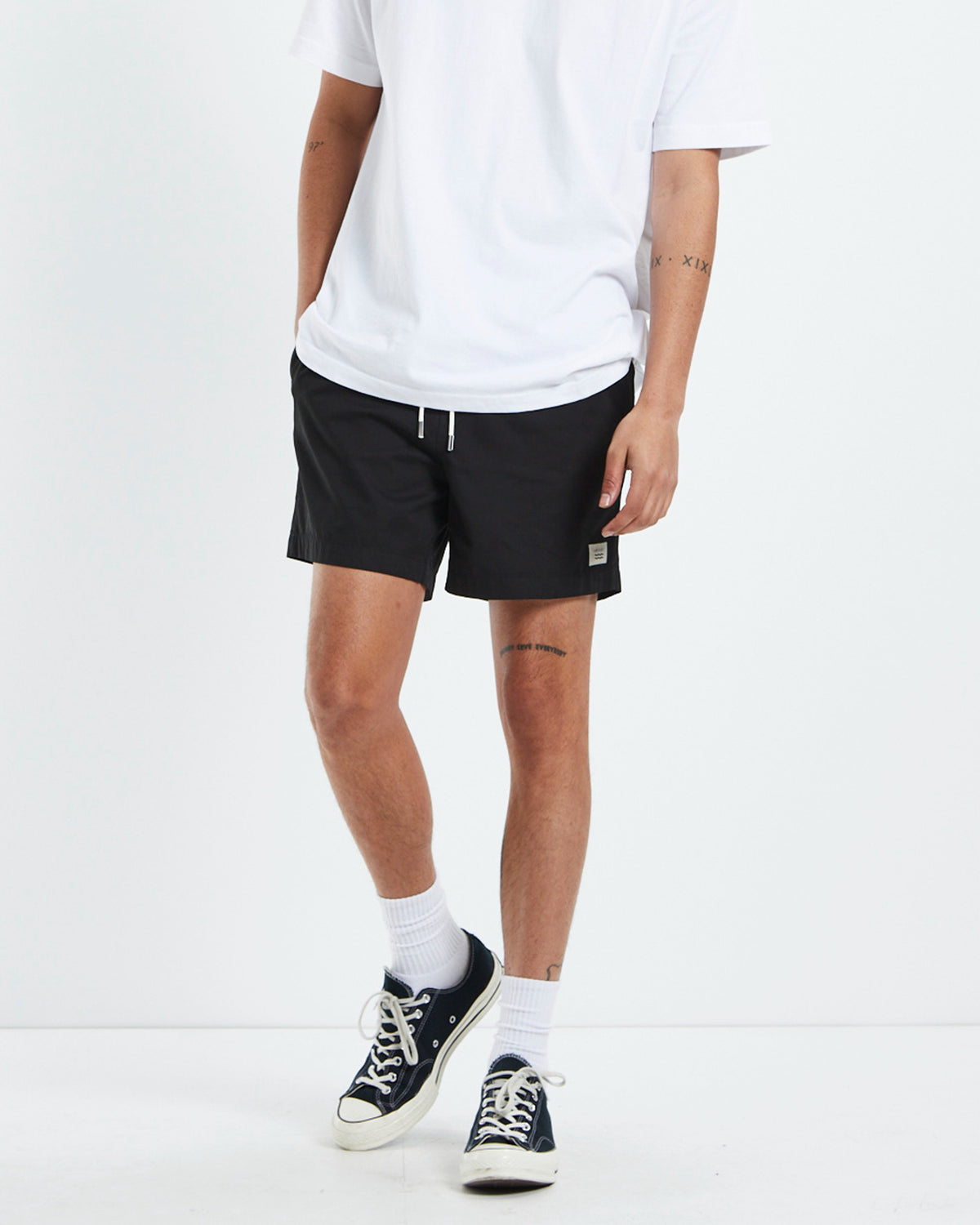 Newport Volley Boardshorts Black BLACK