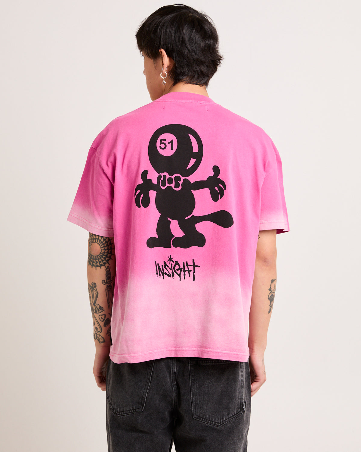 Snooker Cropped T- Shirt PINK
