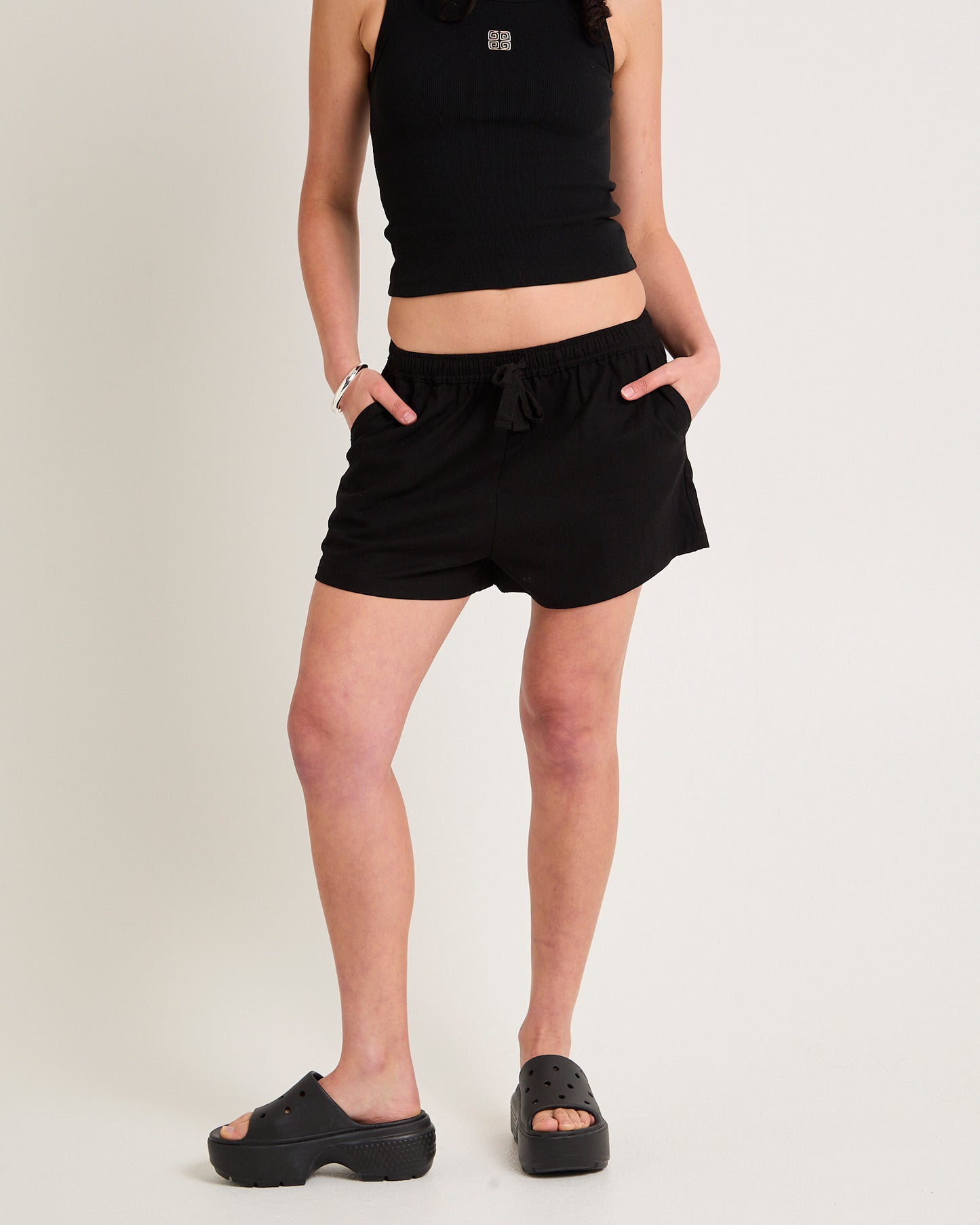 Mila Linen Blend Shorts