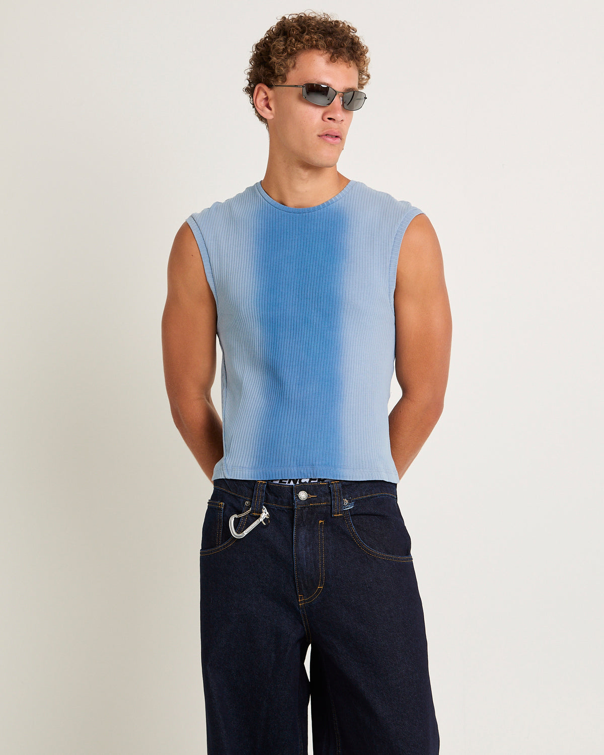 Blue Glare Tank Top BLUE GLARE