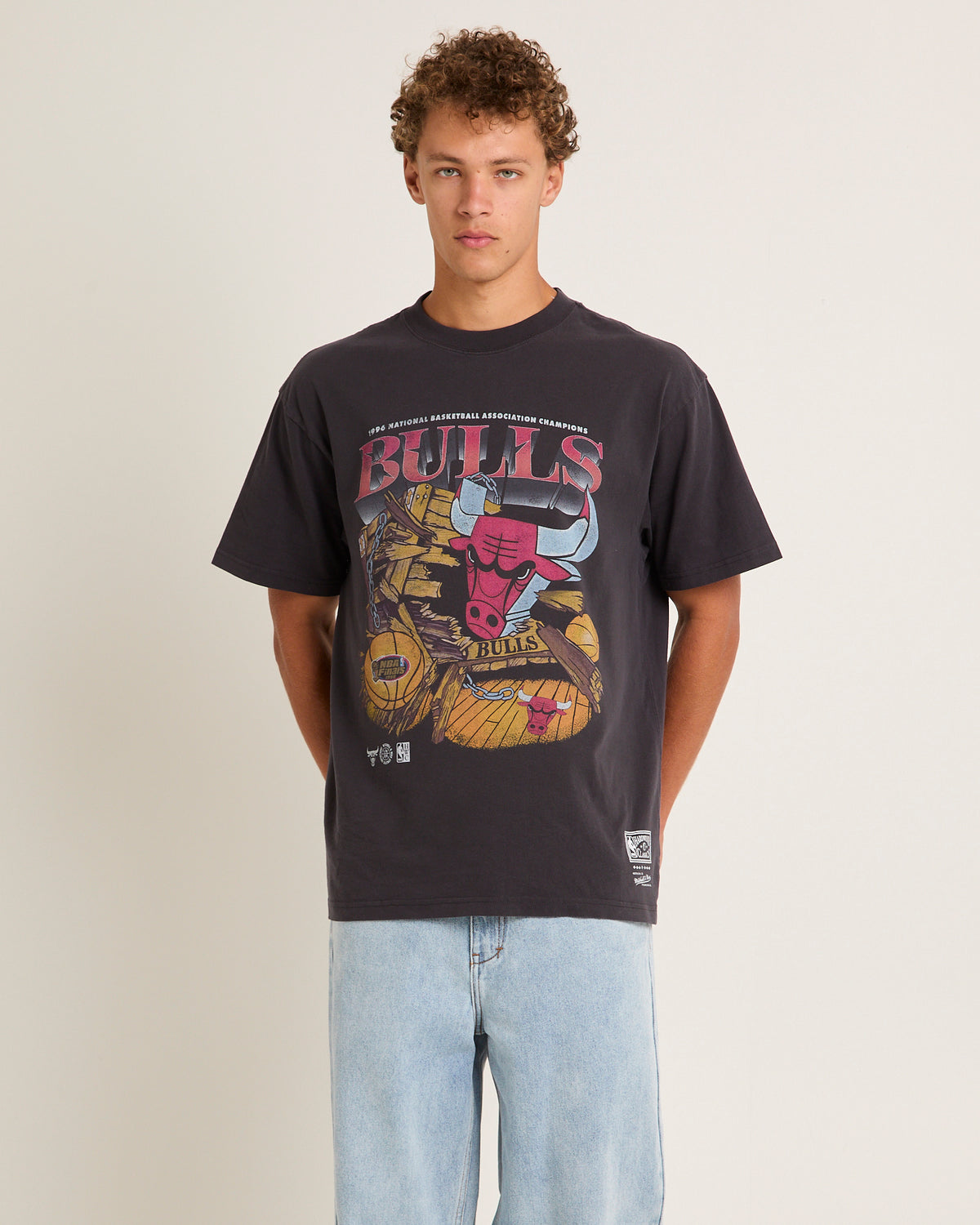 Bevel Burst T-Shirt OVERDYED BLACK