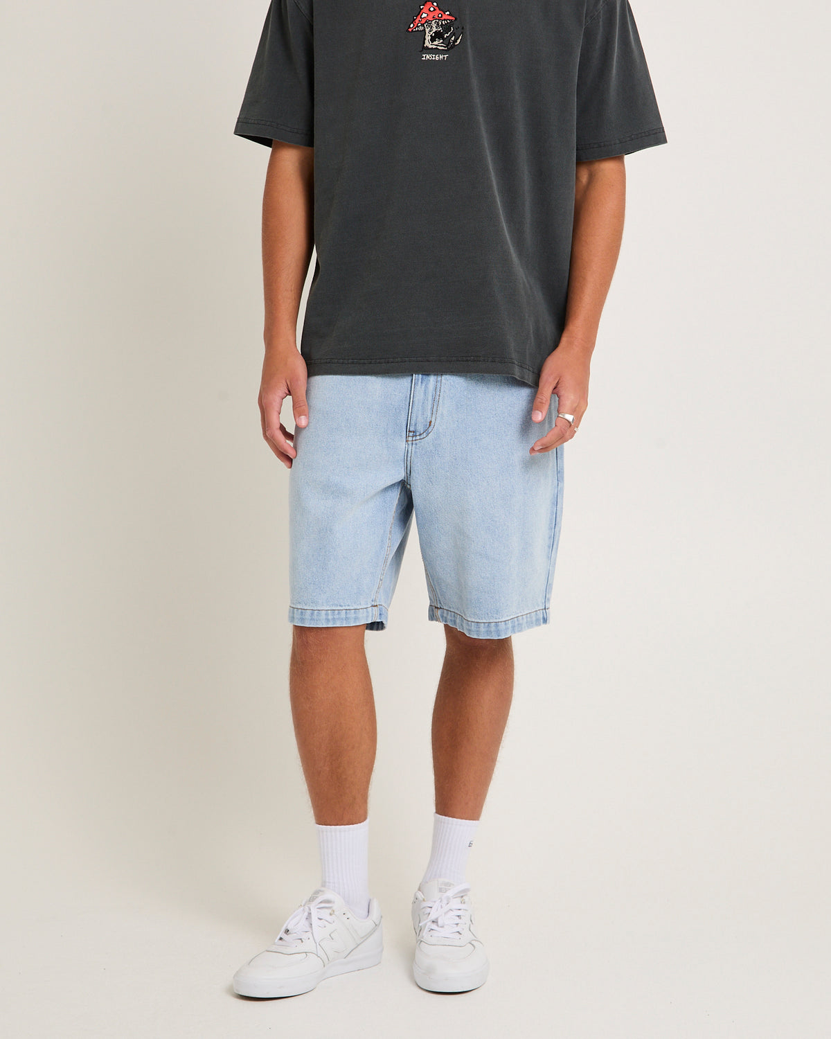 Knocker Vintage Denim Shorts AFTERS BLUE