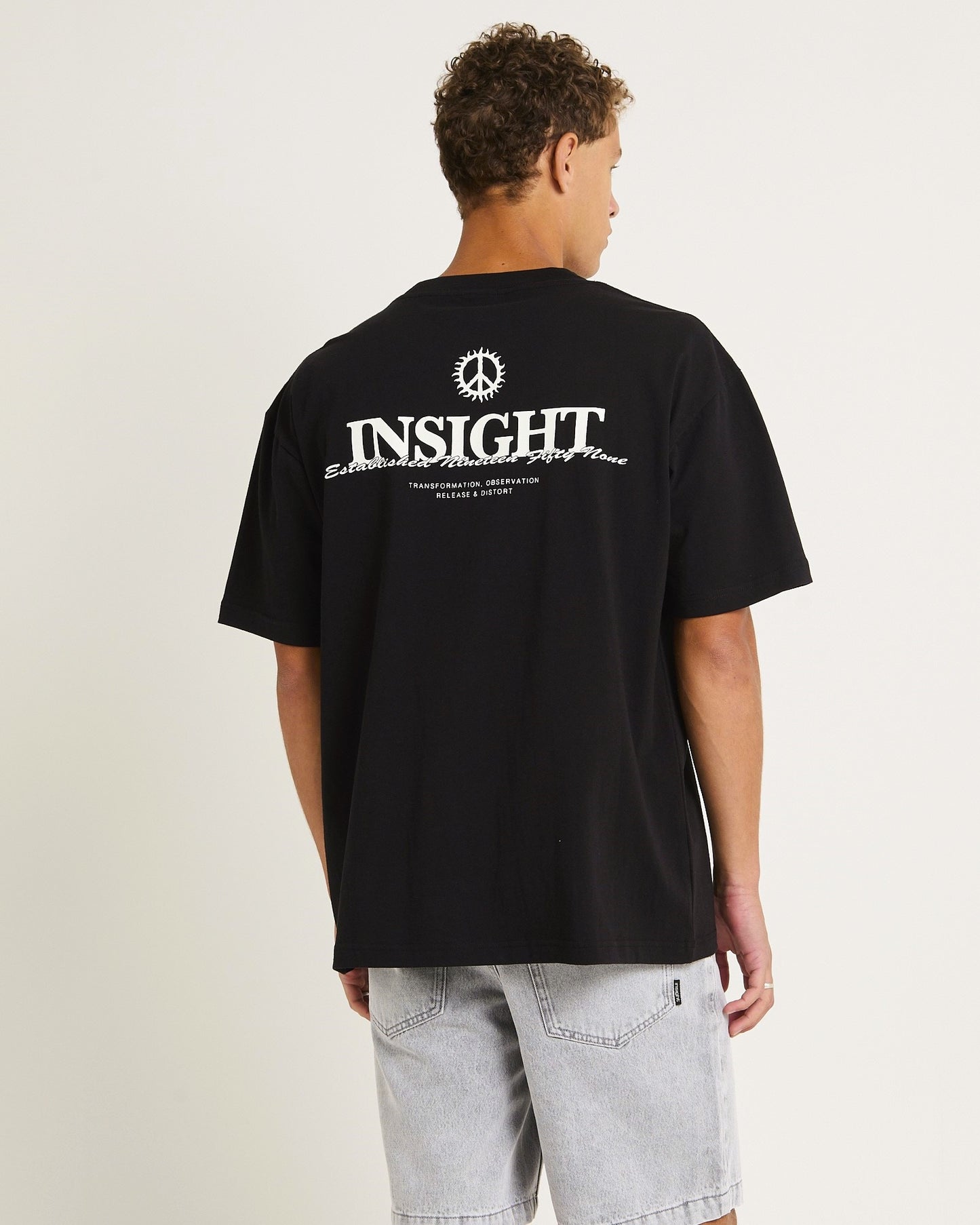 Distort T-Shirt Vintage Black