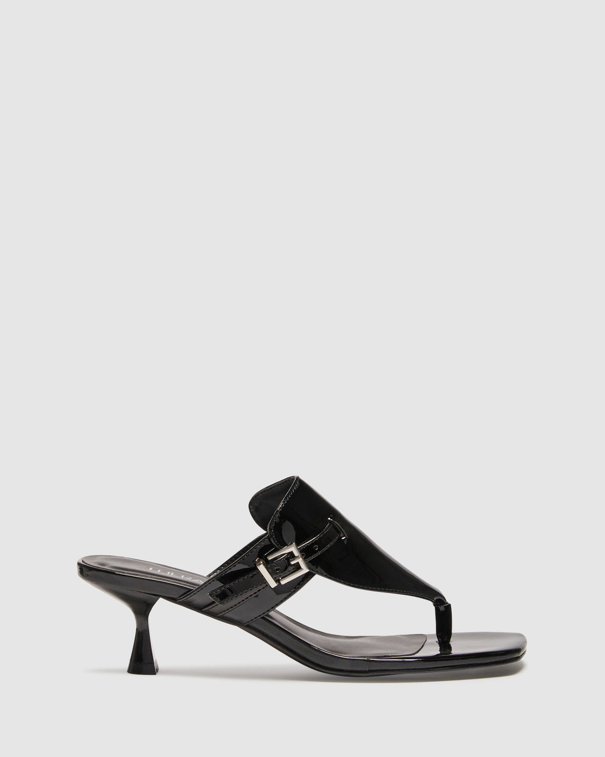 Locked Thong Heels BLACK