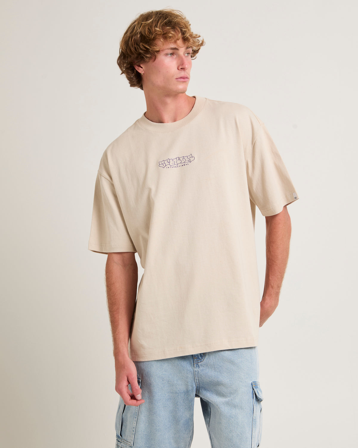 Throwie T-Shirt PEBBLE