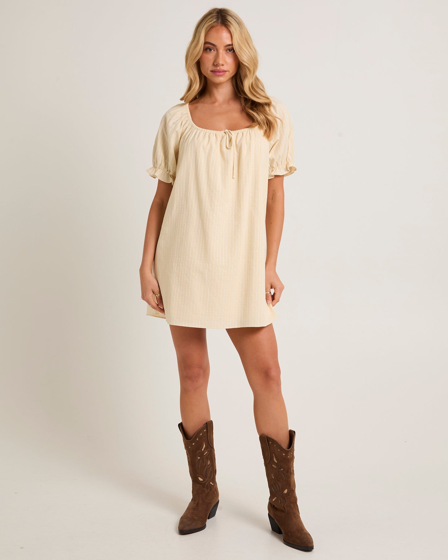 Nelson Smock Beach Mini Dress