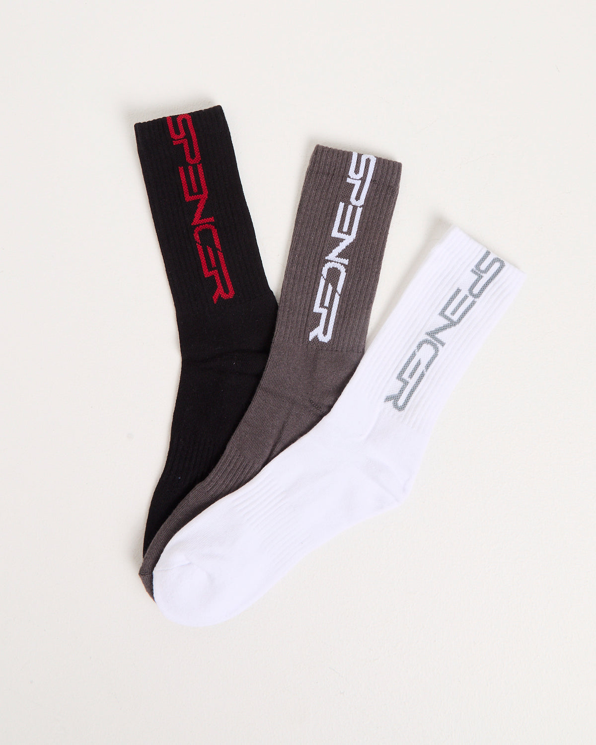Glitch Y2K 3 Pack Socks ASSORTED