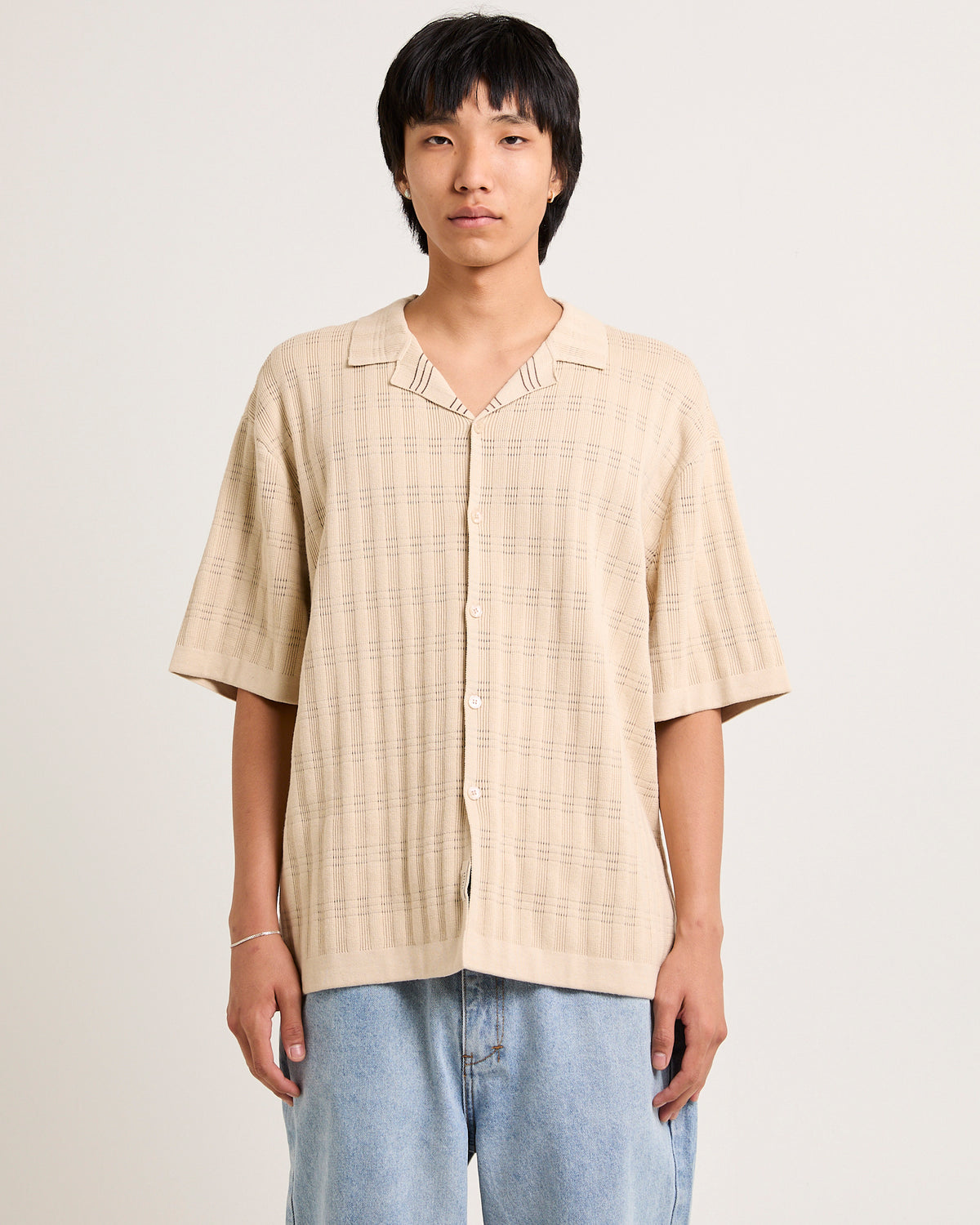 Hayes Knit Short Sleeve Resort Shirt OAT